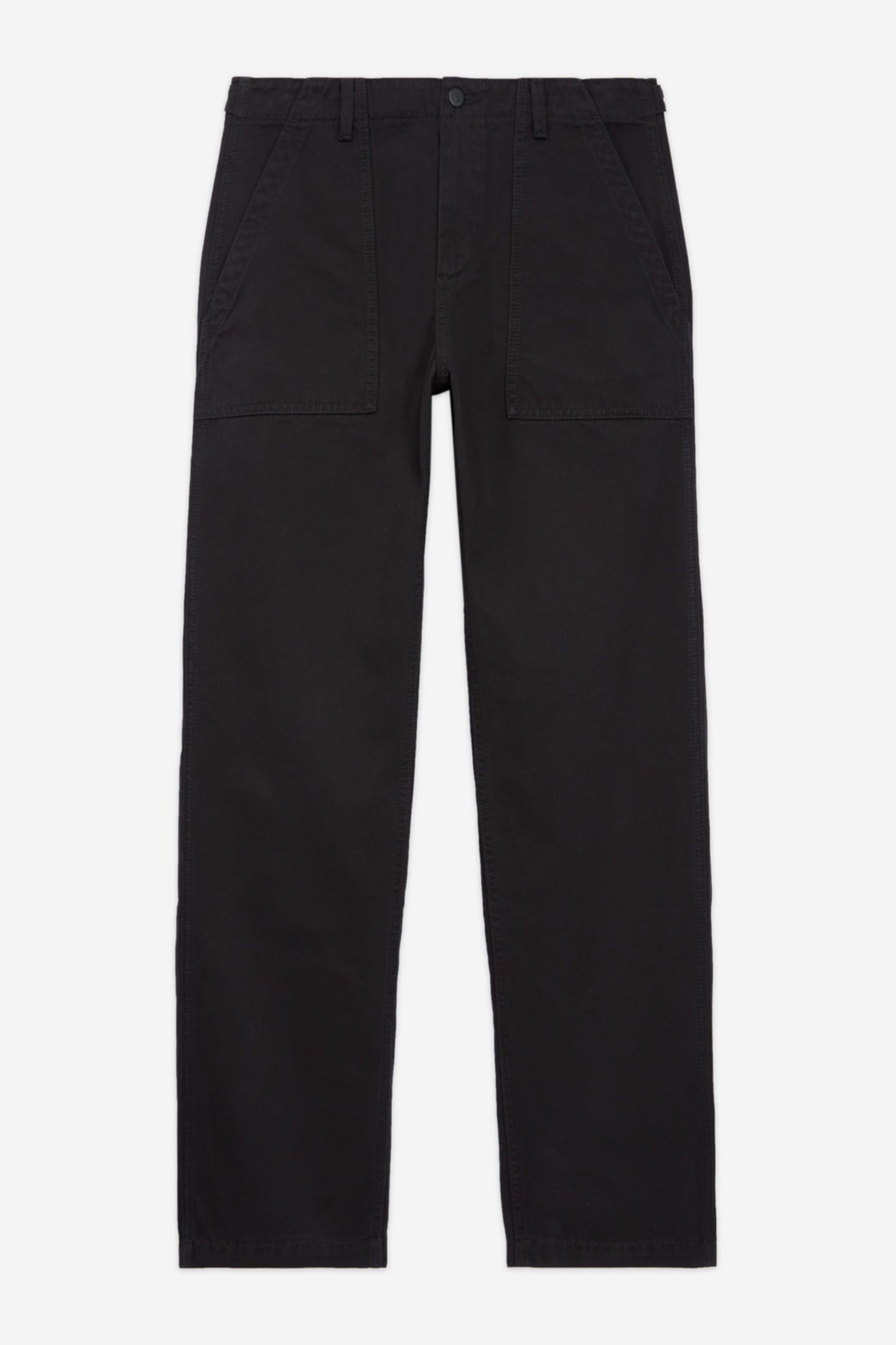 COTTON TROUSERS WITH PATCH POCKETS BLACK 5