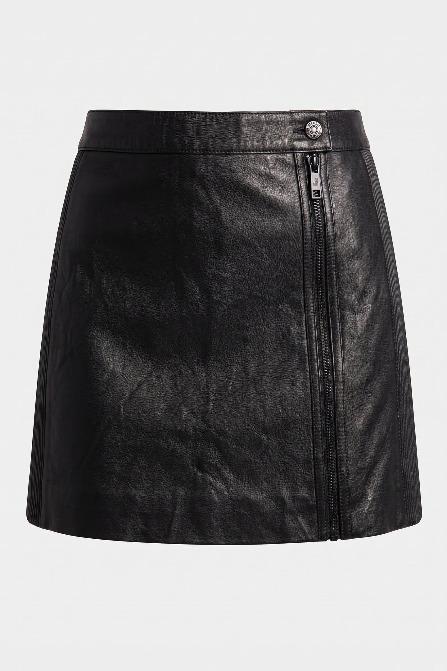 BIKER LEATHER SKIRT BLACK 3