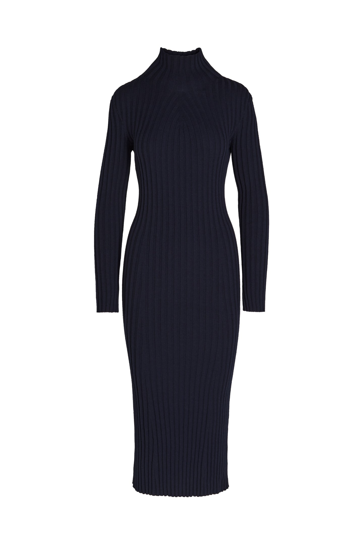 FOLAS V1.Y8.02 FLAT-KNIT-DRESS DARK NAVY 2