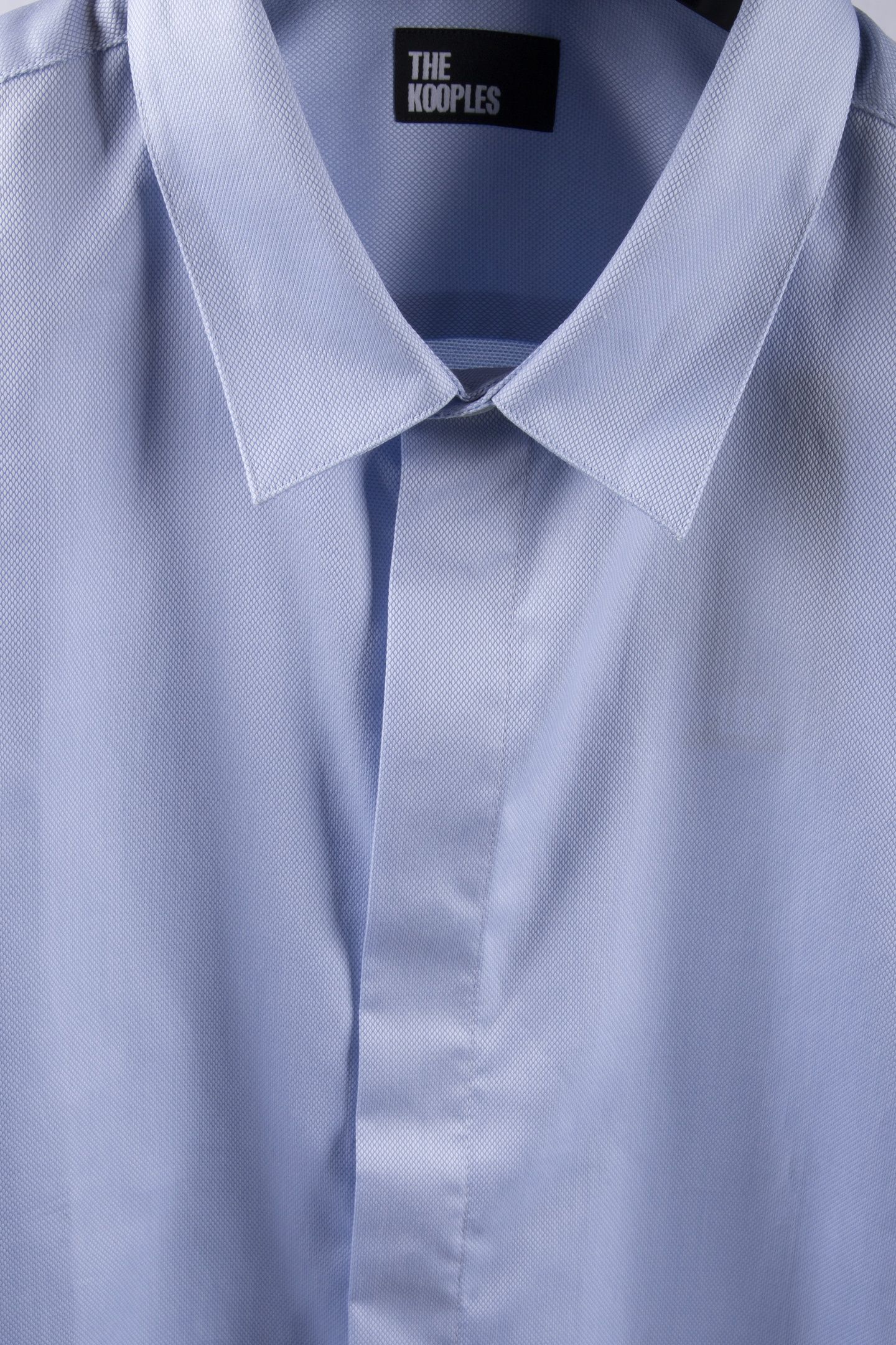 LONG-SLEEVED SHIRT WITH CLASSIC COLLAR SKY 4