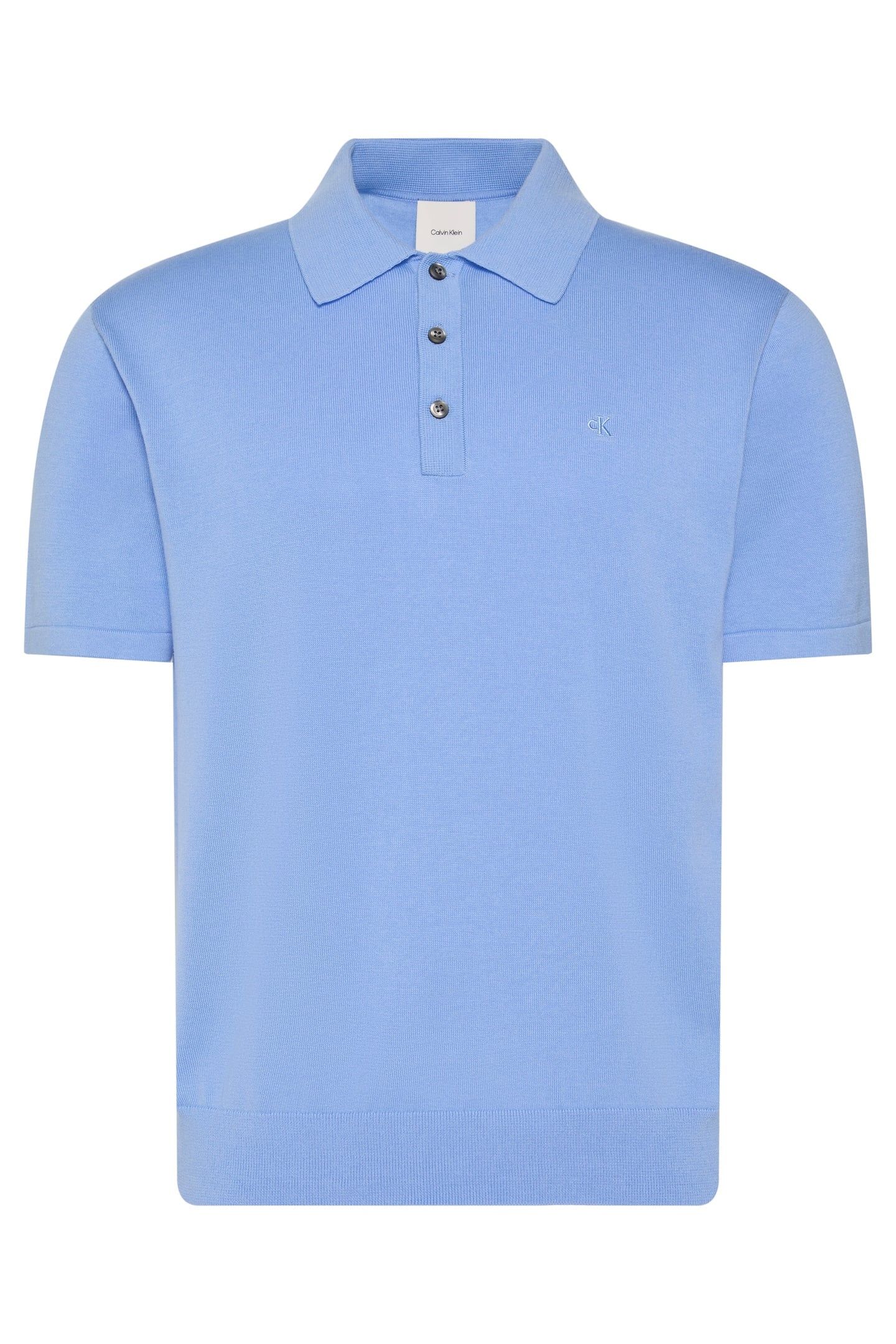 SS SUPIMA COTTON POLO BLUE DESCENT 4