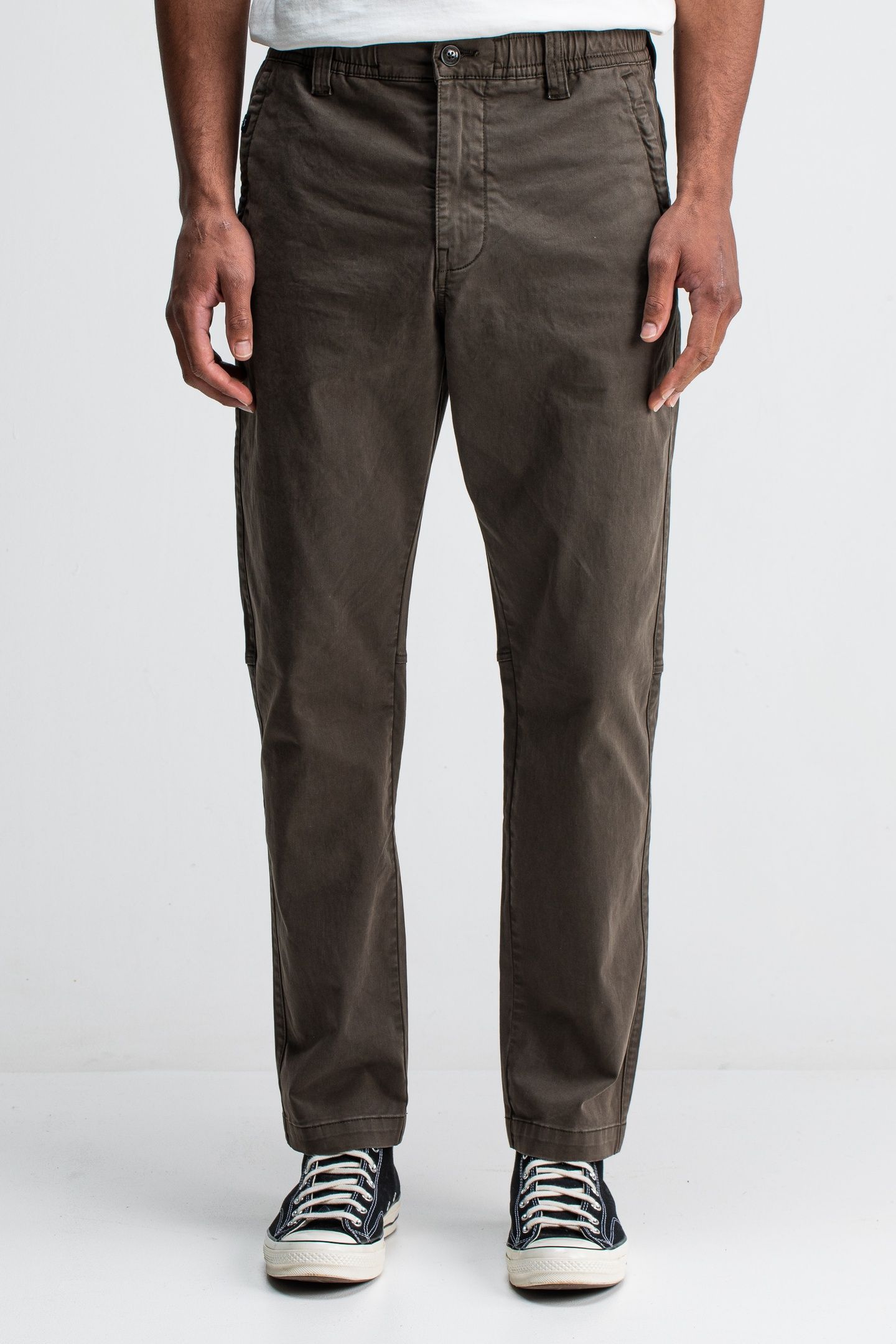 TRISTAN SATEEN CHINO MOCHA BROWN 1