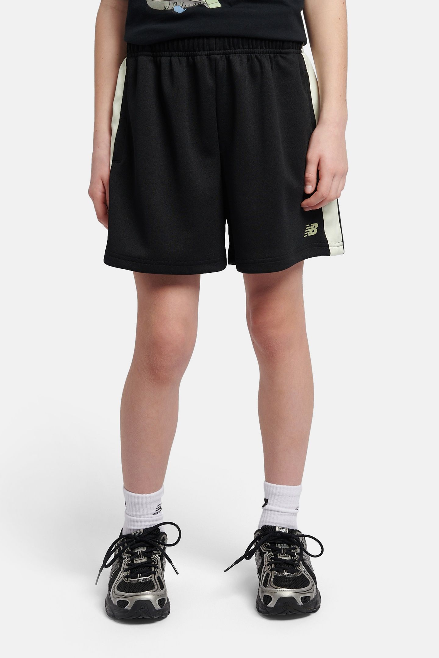 GIRLS SPORT TRACK SHORT BLACK 2