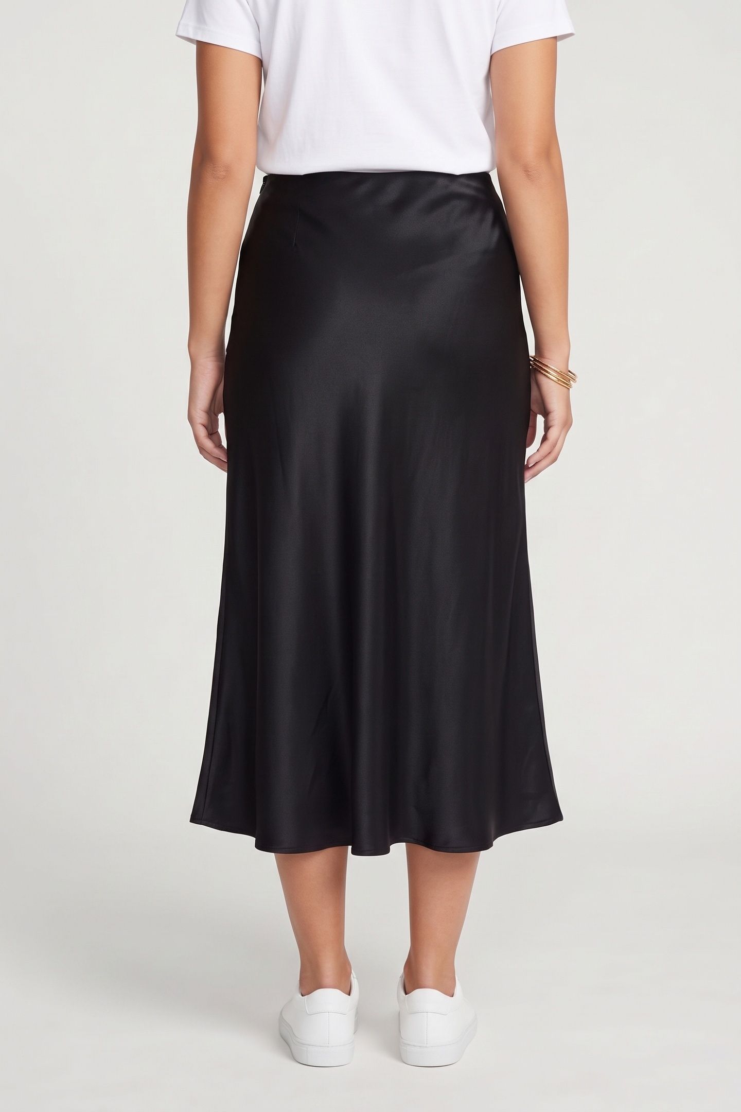 ES ALFRIDA SLIP SKIRT BLACK 2