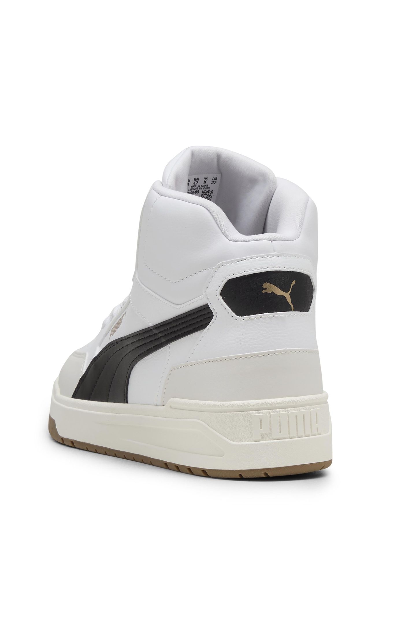 UNISEX SHUFFLE DOWNTOWN MID WHITE-BLACK-VAPOR GRAY 4