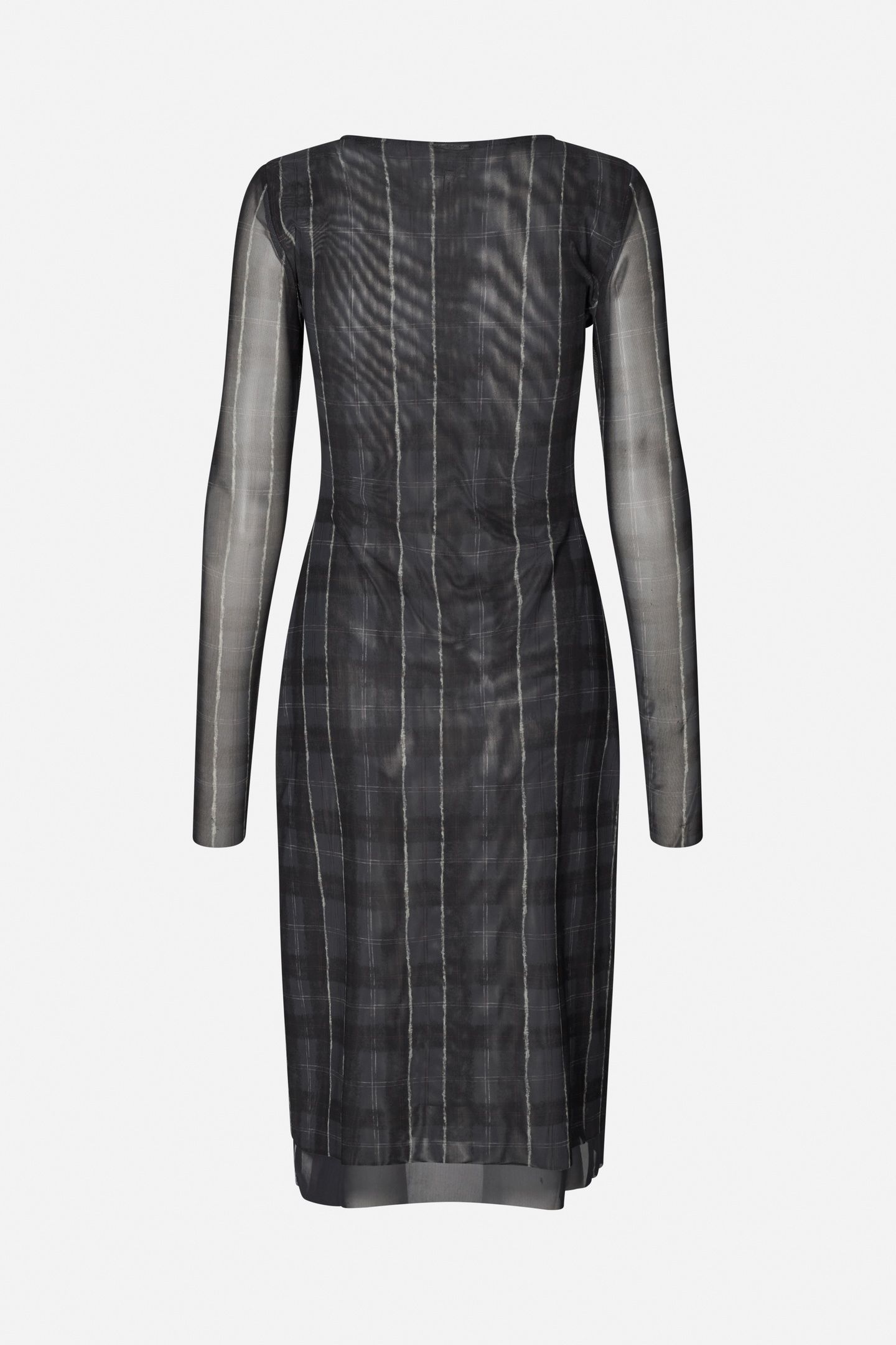 JOLANDI DRESS NAVY CHECK 4
