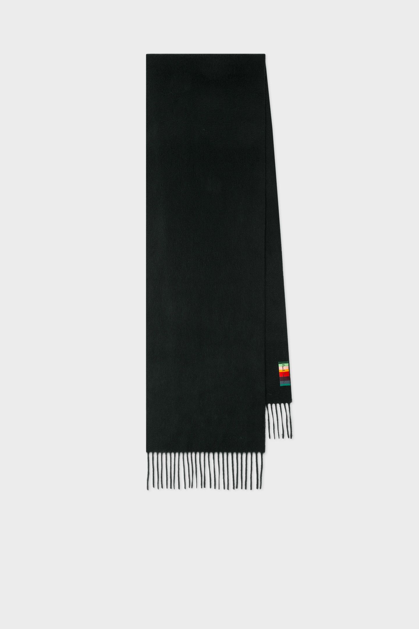 SCARF CASHMERE BLACK 1