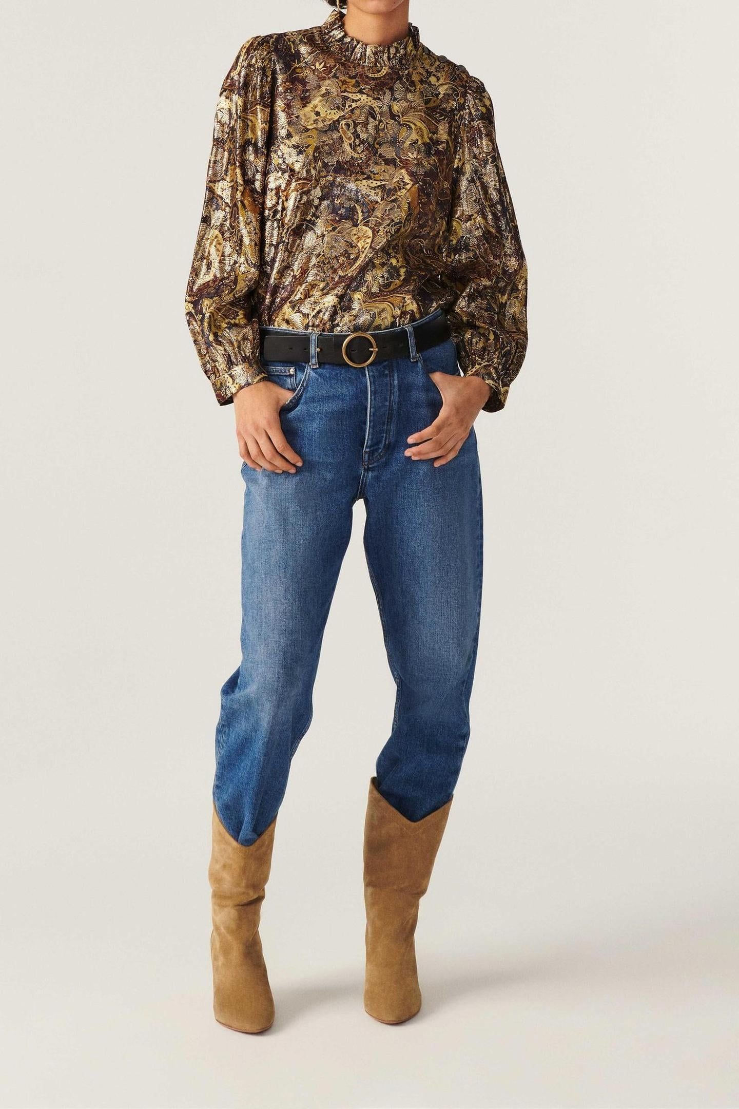LONG SLEEVES TOP BORDEAUX 3