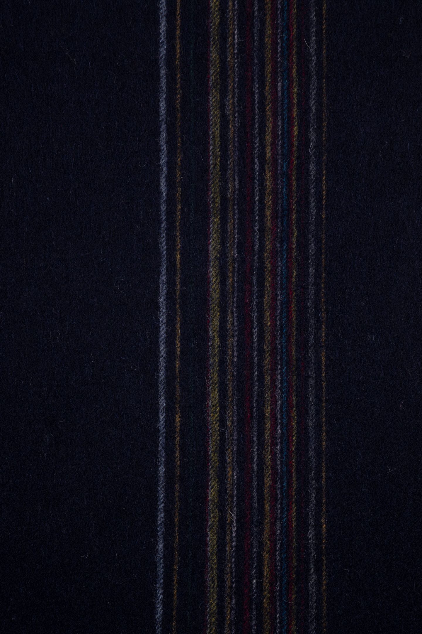MEN SCARF OFFSET SIGNATR NAVY 8