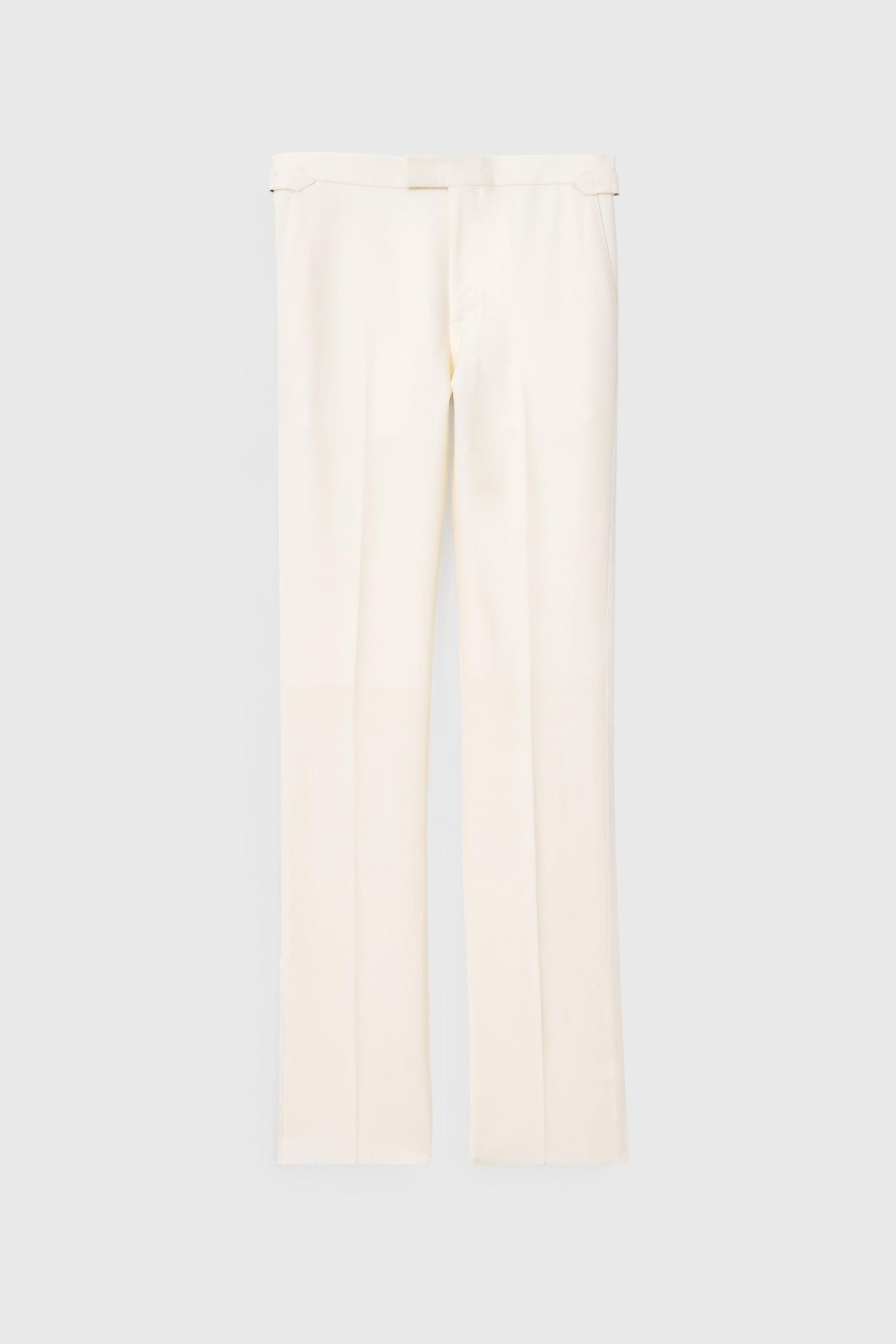 GLEN TUXEDO PANTS - TUXEDO PANTS WITH ST IVORY 2