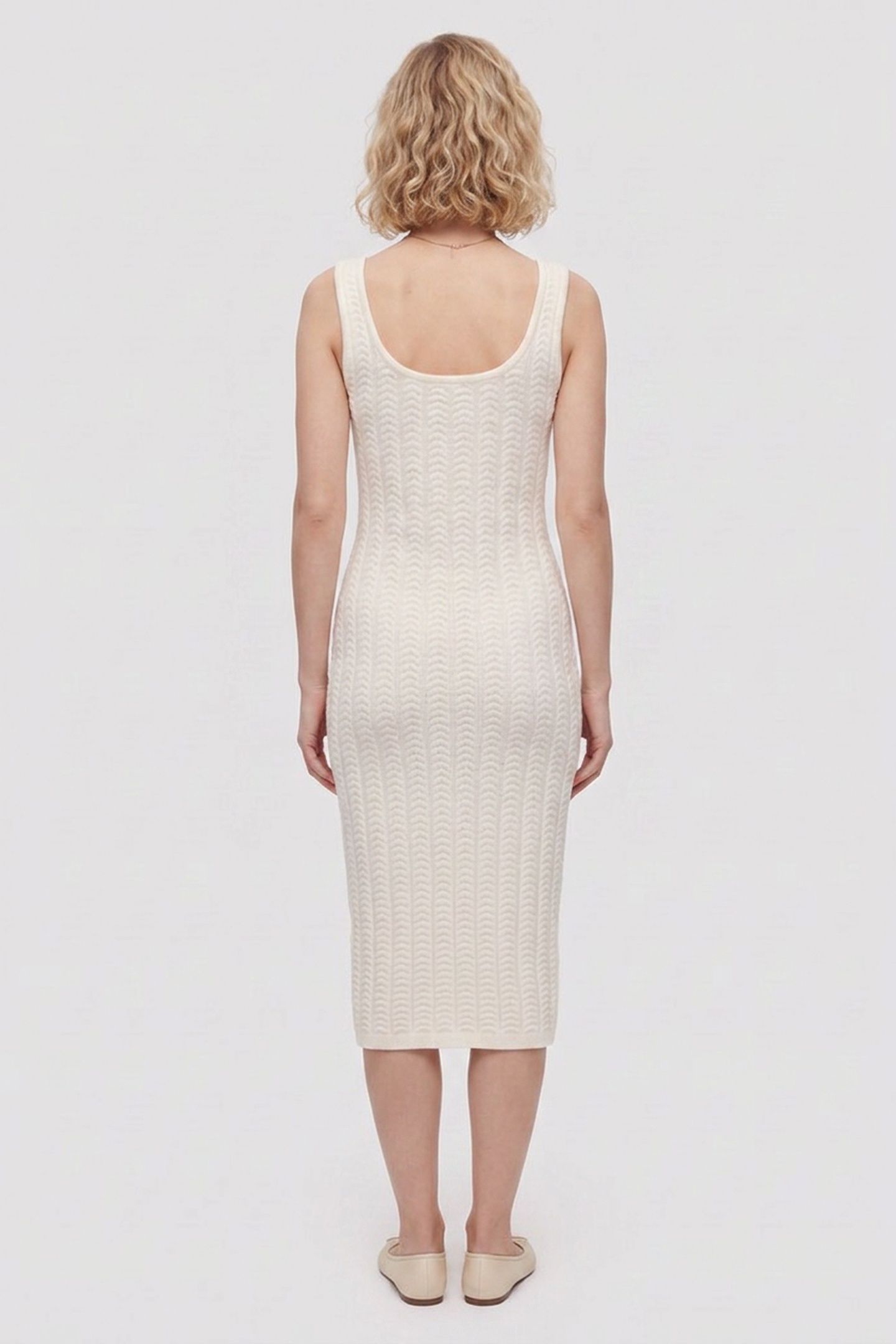 HOPE SWEATER DRESS MACADAMIA 2