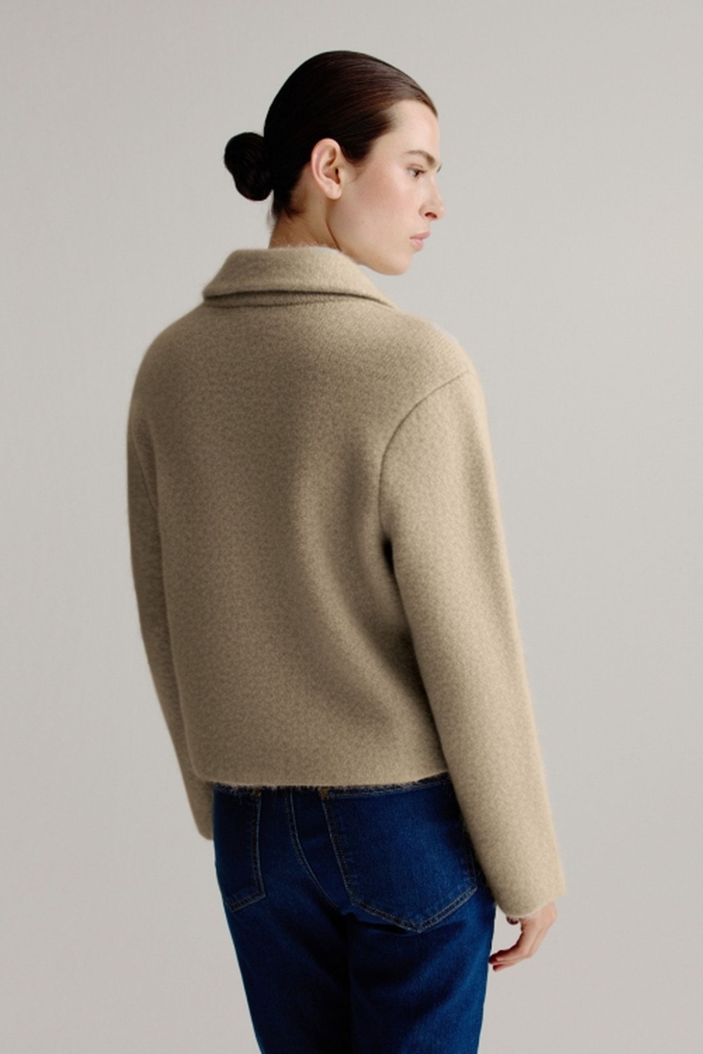 LINDA JACKET LIGHT KHAKI PRINT 4