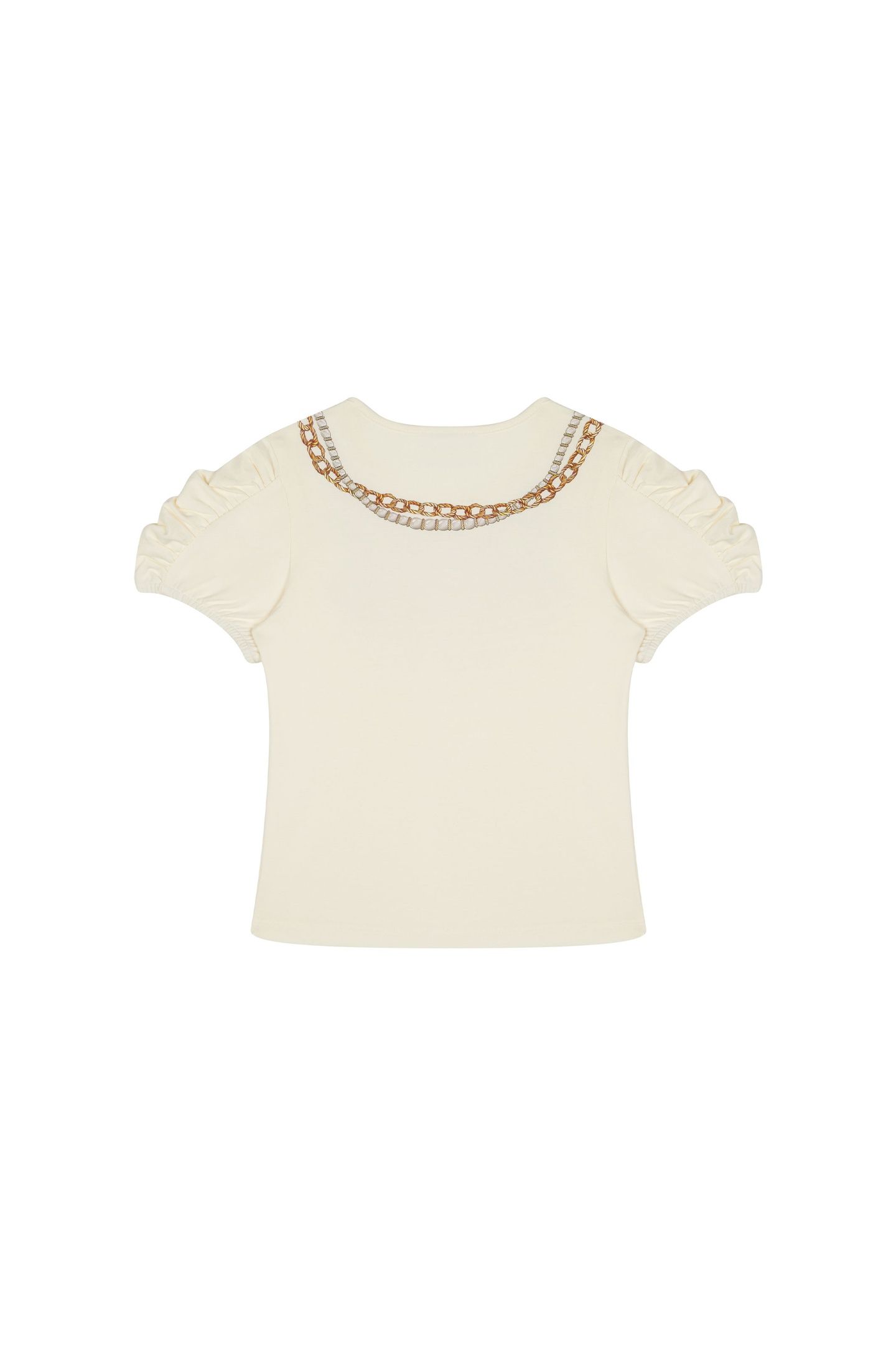 GIRL'S T-SHIRT IN JERSEY SARTORIAL LOGO WHITE 1
