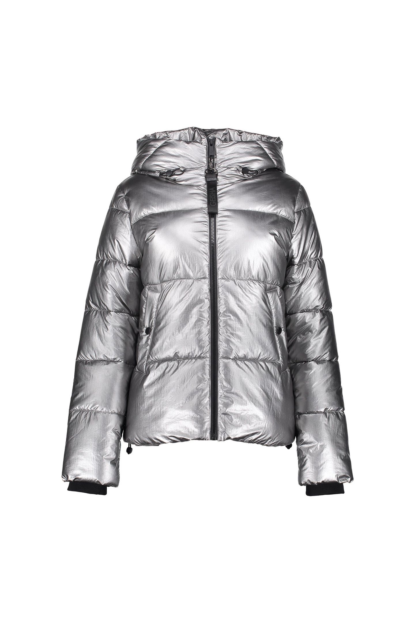 JACKET METALLIC SHORT GUN METAL 1