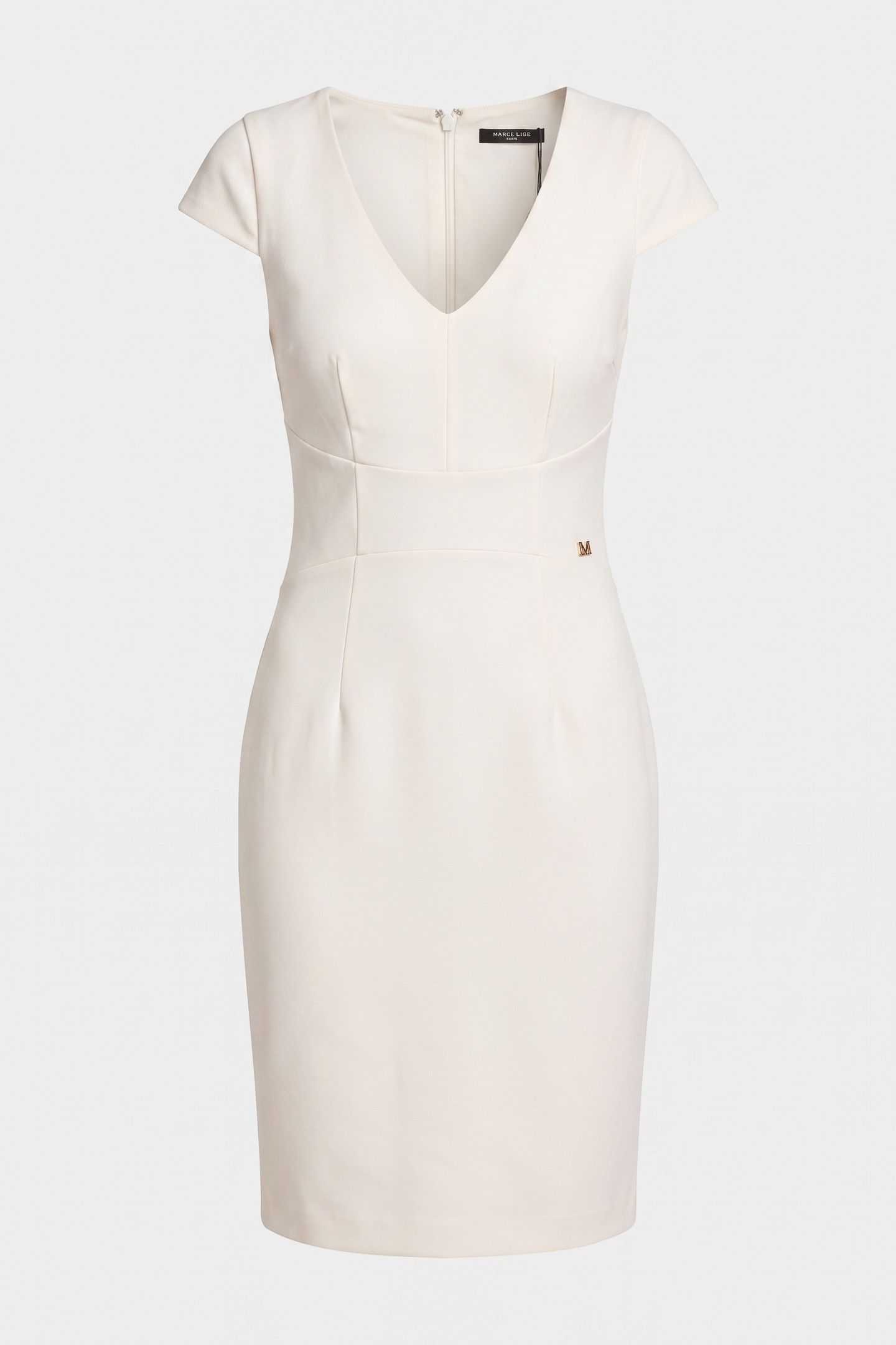 ODETTE DRESS PALE PEARL 3