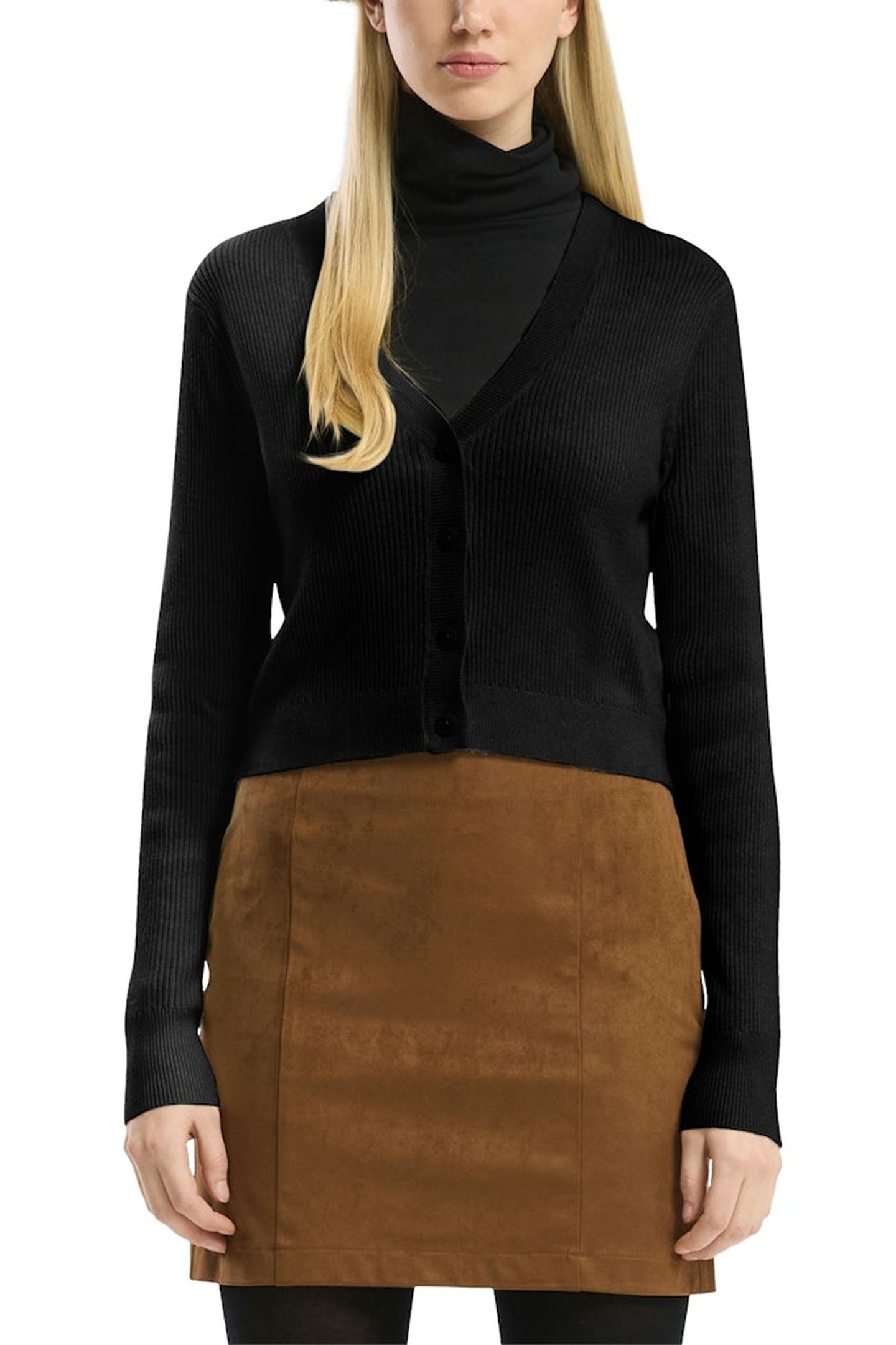 S.OLIVER-QS CARDIGAN BLACK 1