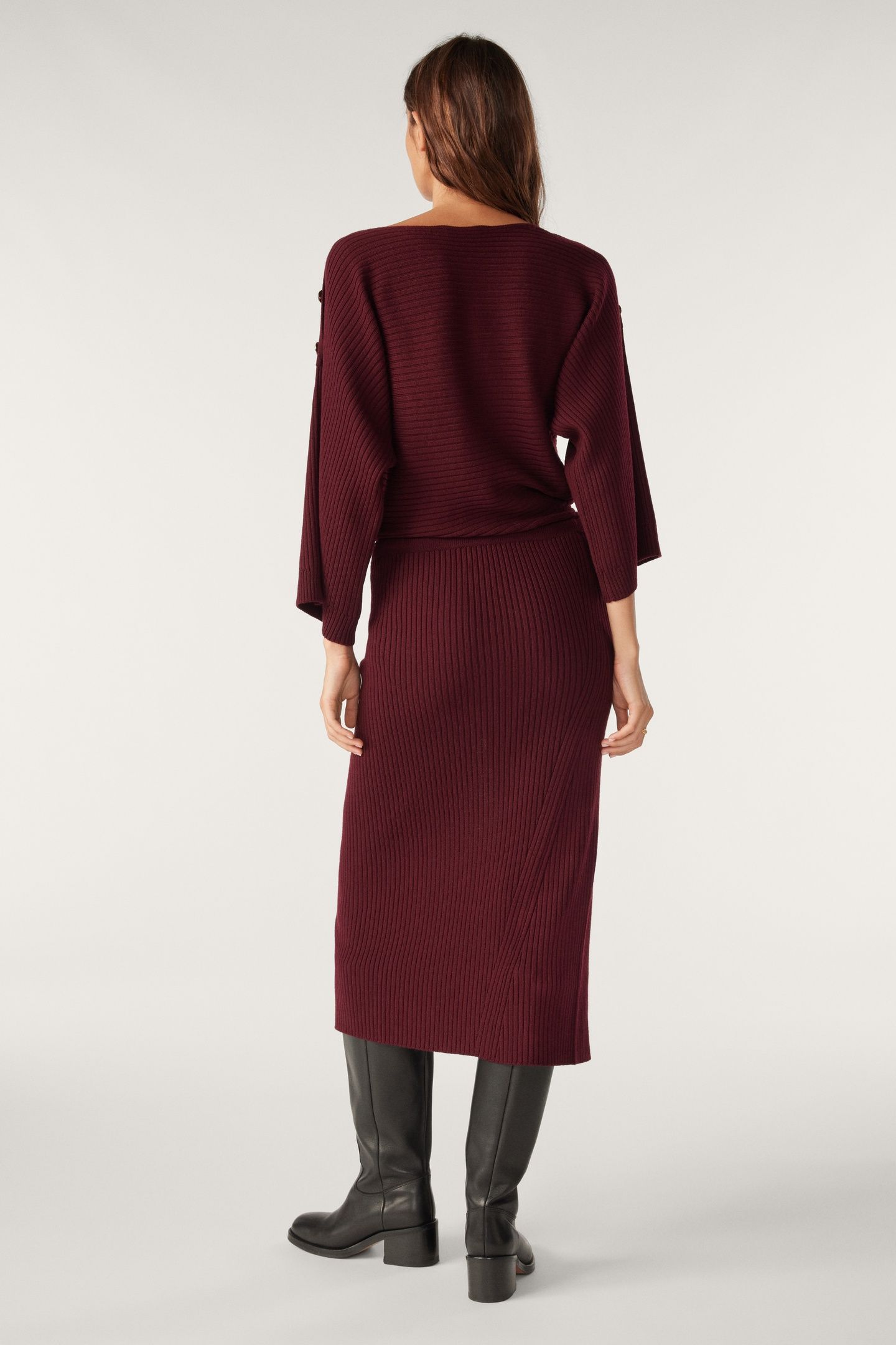LONG DRESS BORDEAUX 2