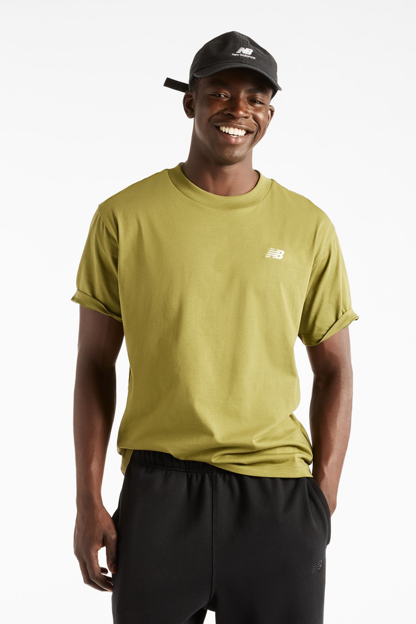 SPORT ESSENTIALS COTTON T-SHIRT SPORT GREEN 1