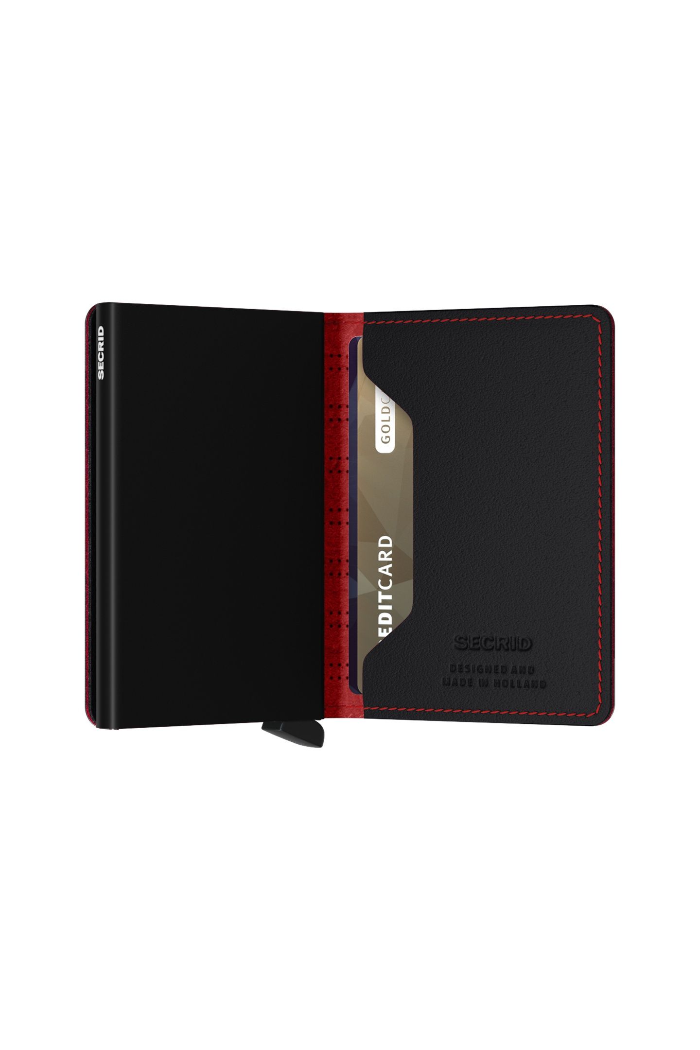 UNISEX SLIMWALLET FUEL BLACK-RED 3