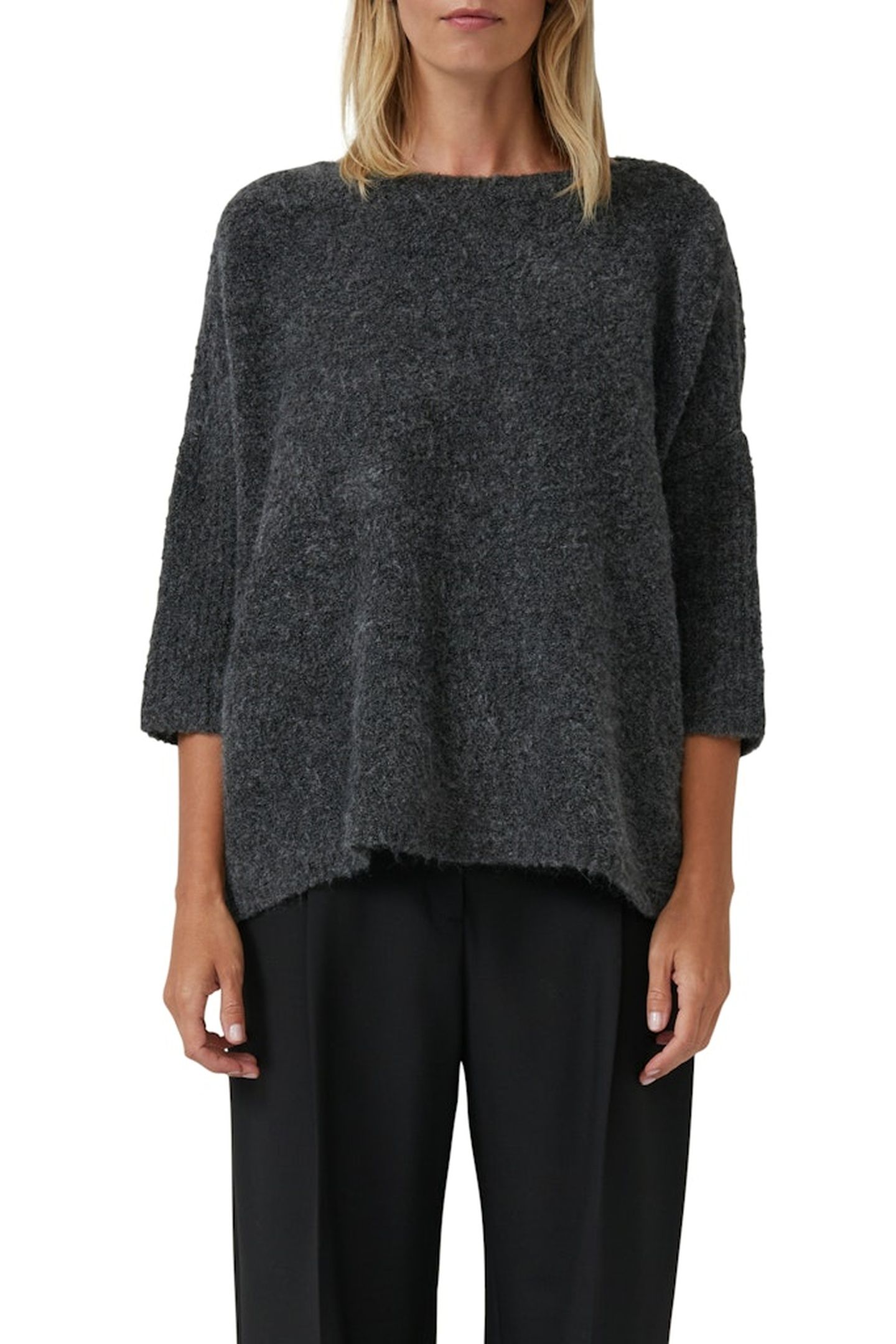 S.OLIVER PULLOVER GREY/BLACK 1