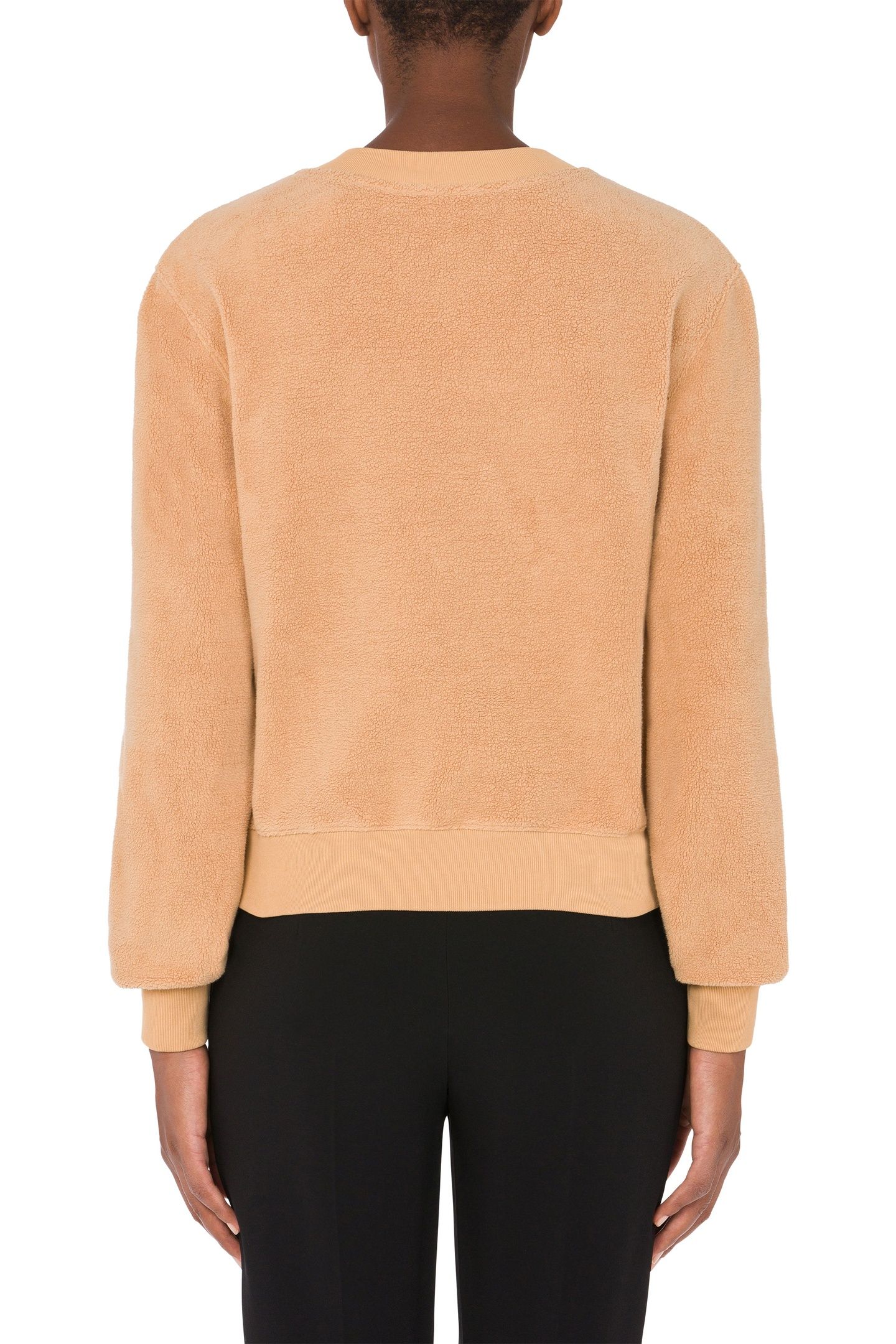 MOSCHINO TEDDY BEAR COTTON SWEATSHIRT BEIGE 2