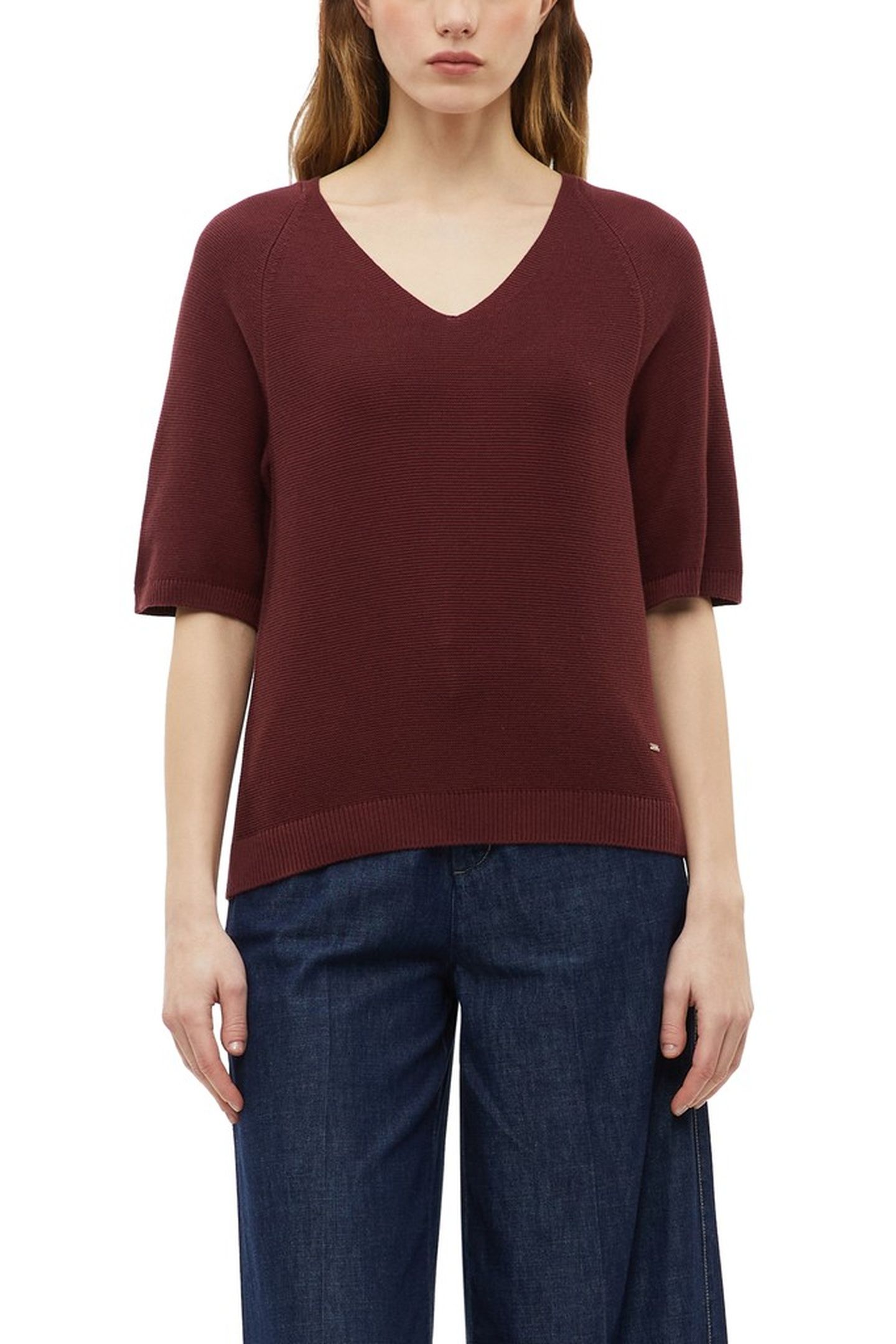 S.OLIVER PULLOVER BURGUNDY 1