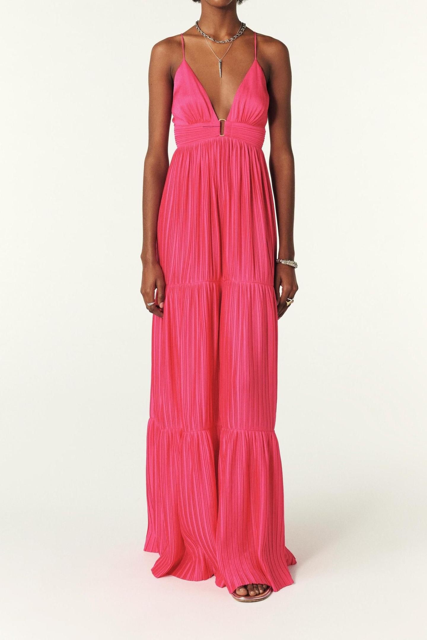LONG DRESS FUCHSIA 1
