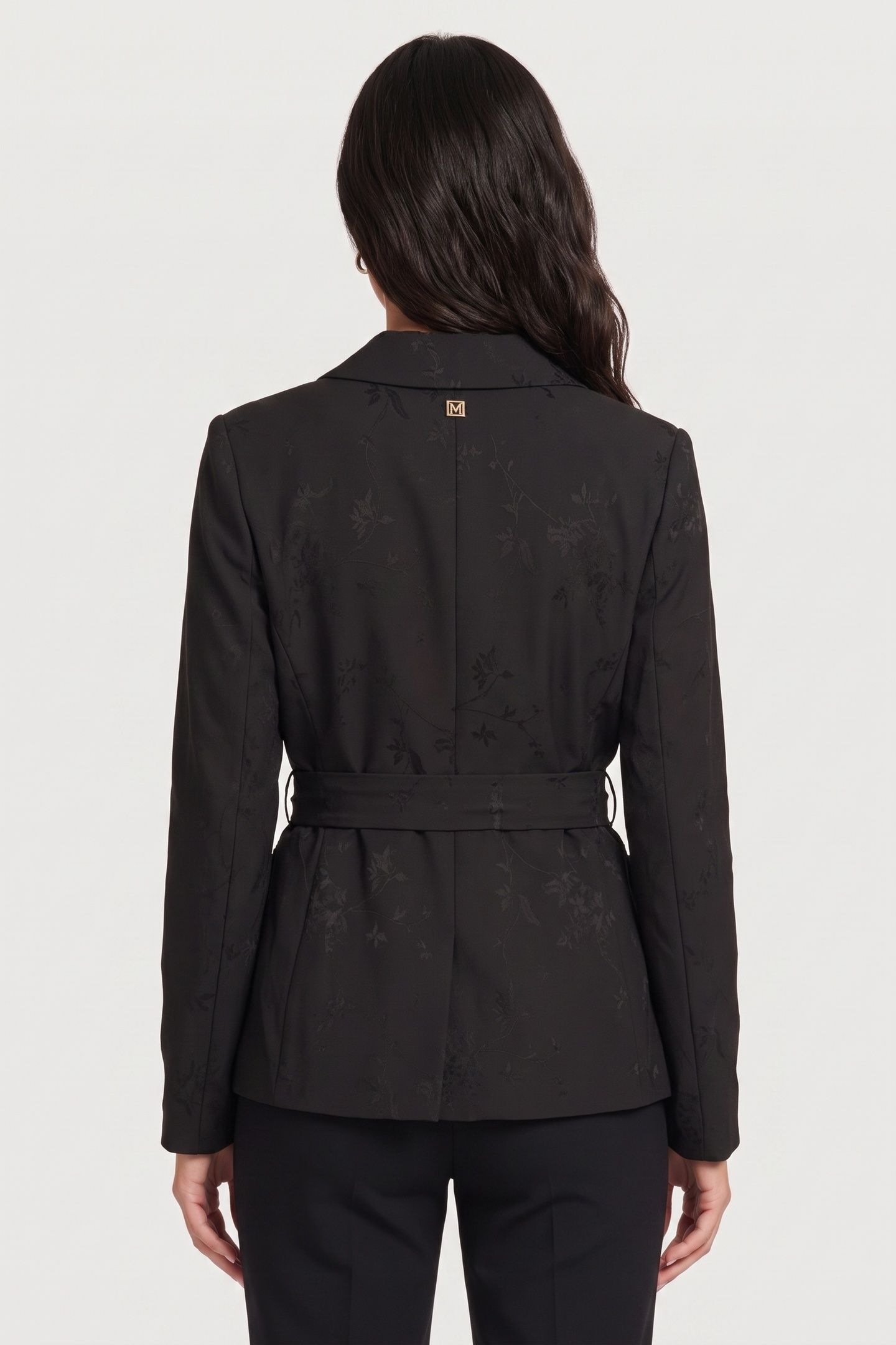 WHITNEY BELTED SUIT JET BLACK A996 2