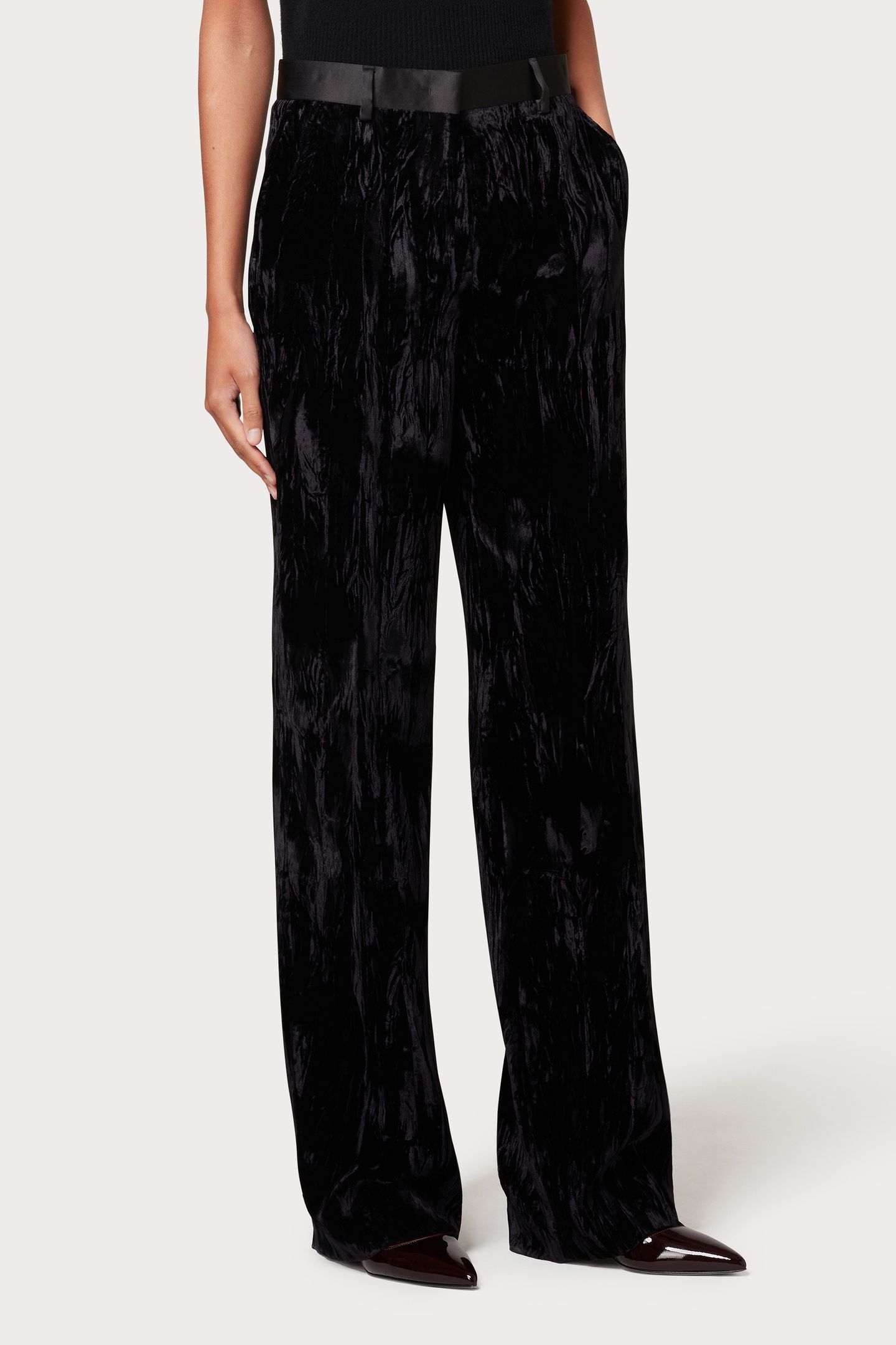 WOMENS TROUSERS DARK VIOLET 1