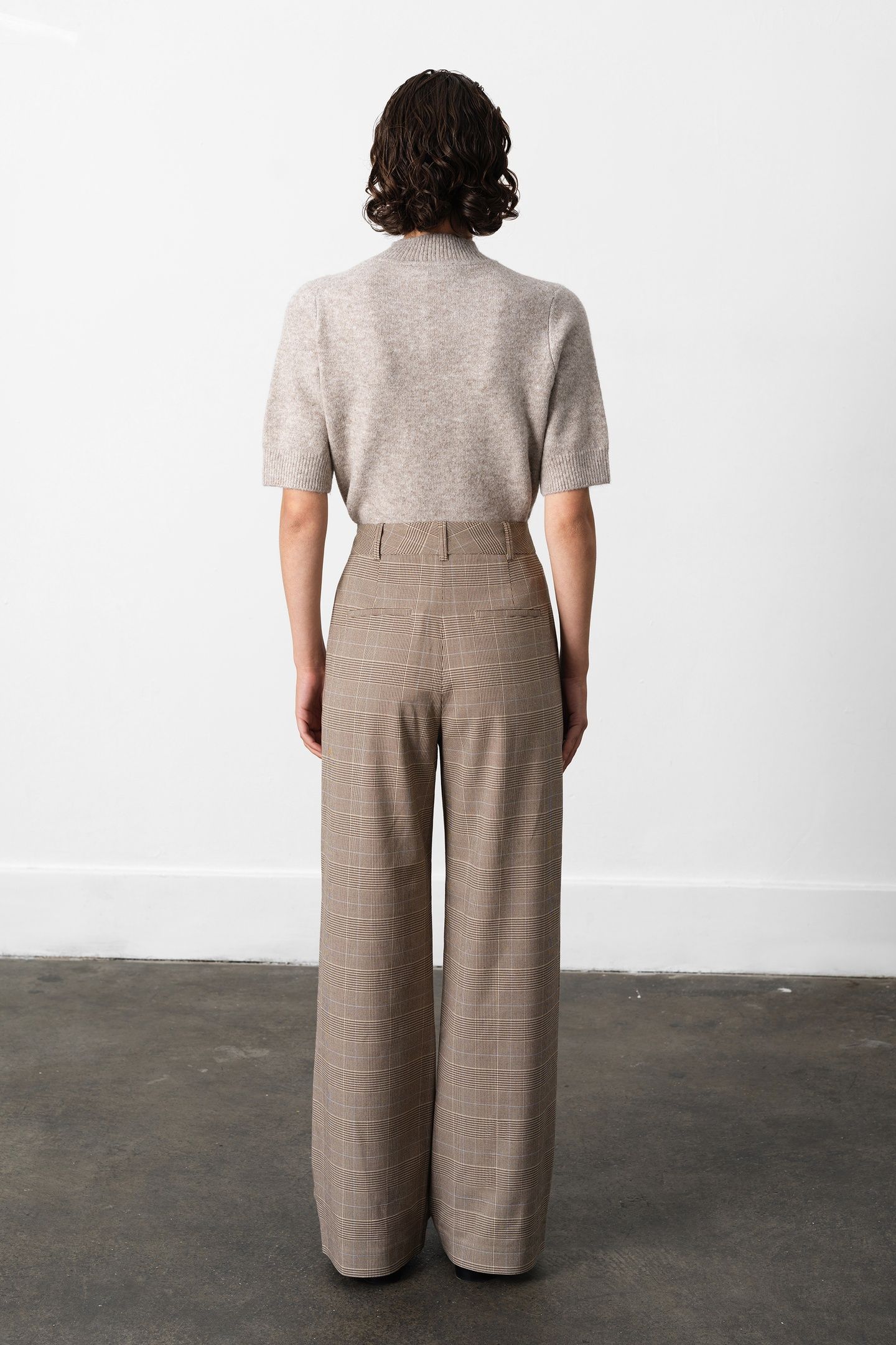 CHESTER CHECK TROUSER BROWN MULTI BROWN MULTI 4