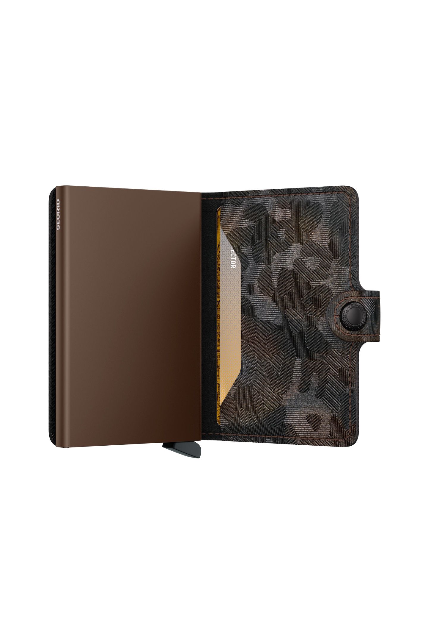 UNISEX MINIWALLET JUNGLE BROWN 3