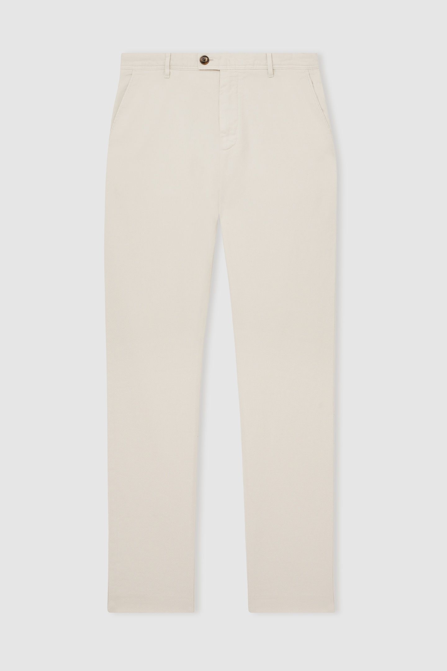 PIQUE CHINO TROUSER OFF WHITE 5