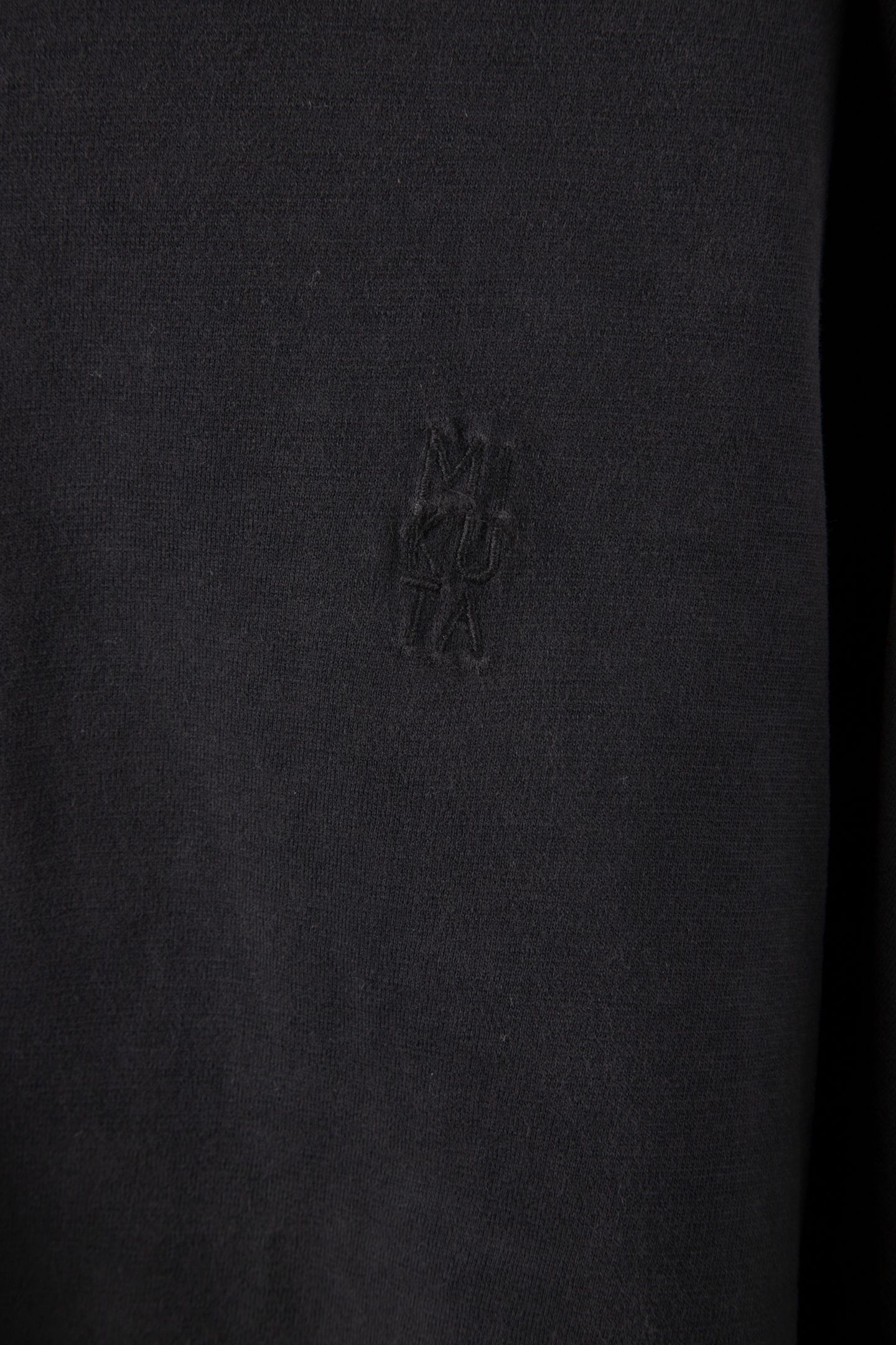 THE DARK PEACHY LOOSE COTTON LONGSLEEVE BLACK 5
