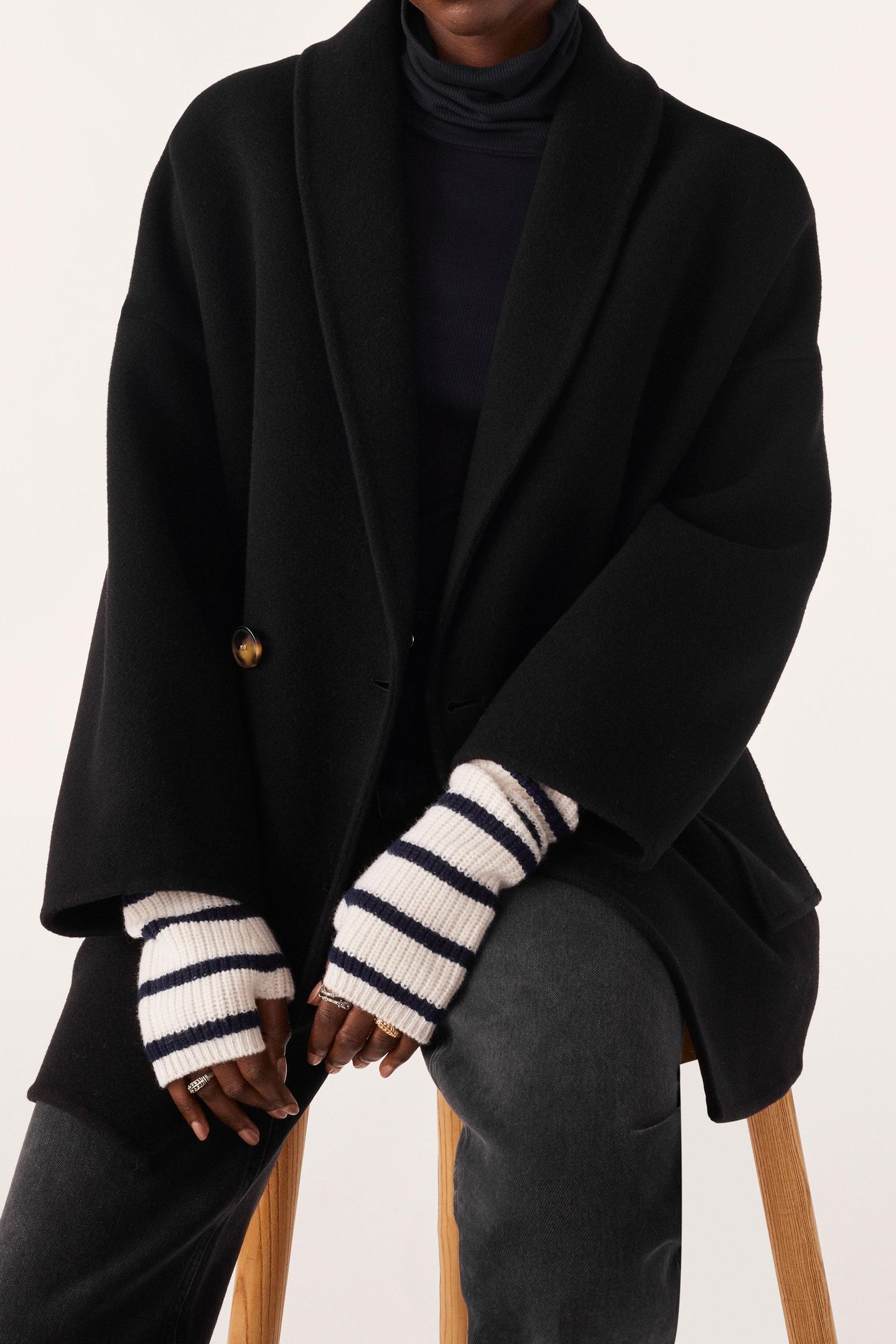 MID-LENGTH COAT BLACK 3