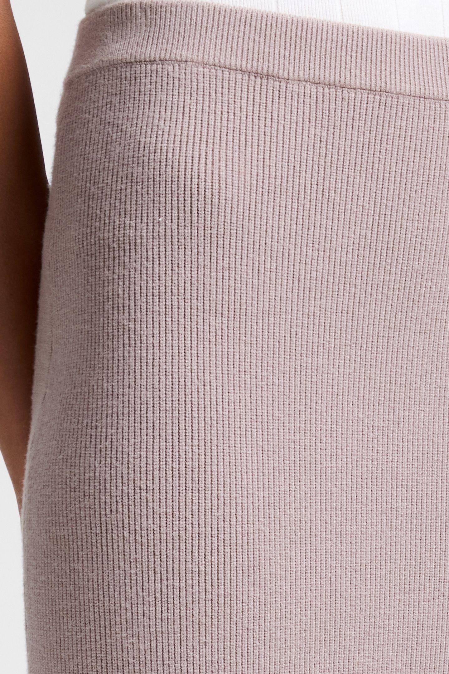 AVA STRAIGHT MIDI SKIRT TAUPE NEUTRAL 4