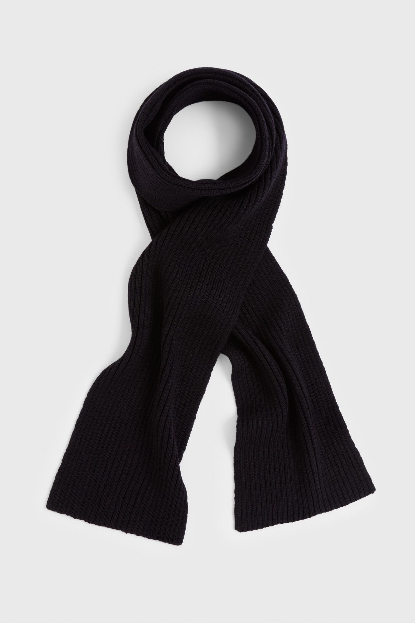 MERINO BLEND KNIT 2X2 RIB MIDNIGHT 2