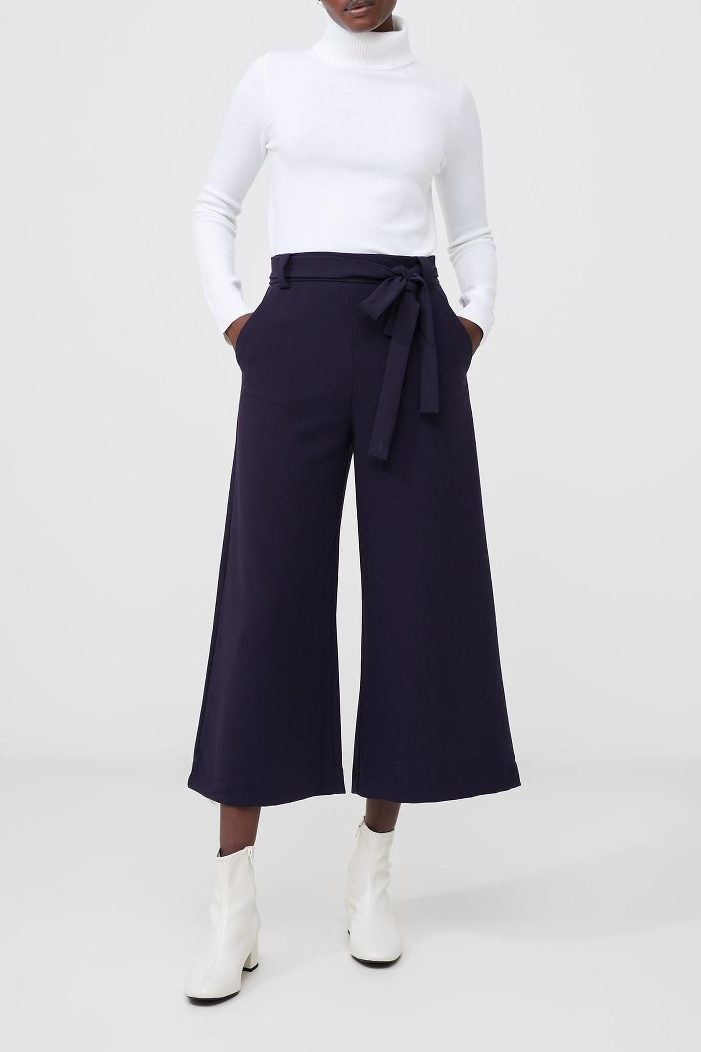 WHISPER BELTED CULOTTES UTILITY BLUE 2