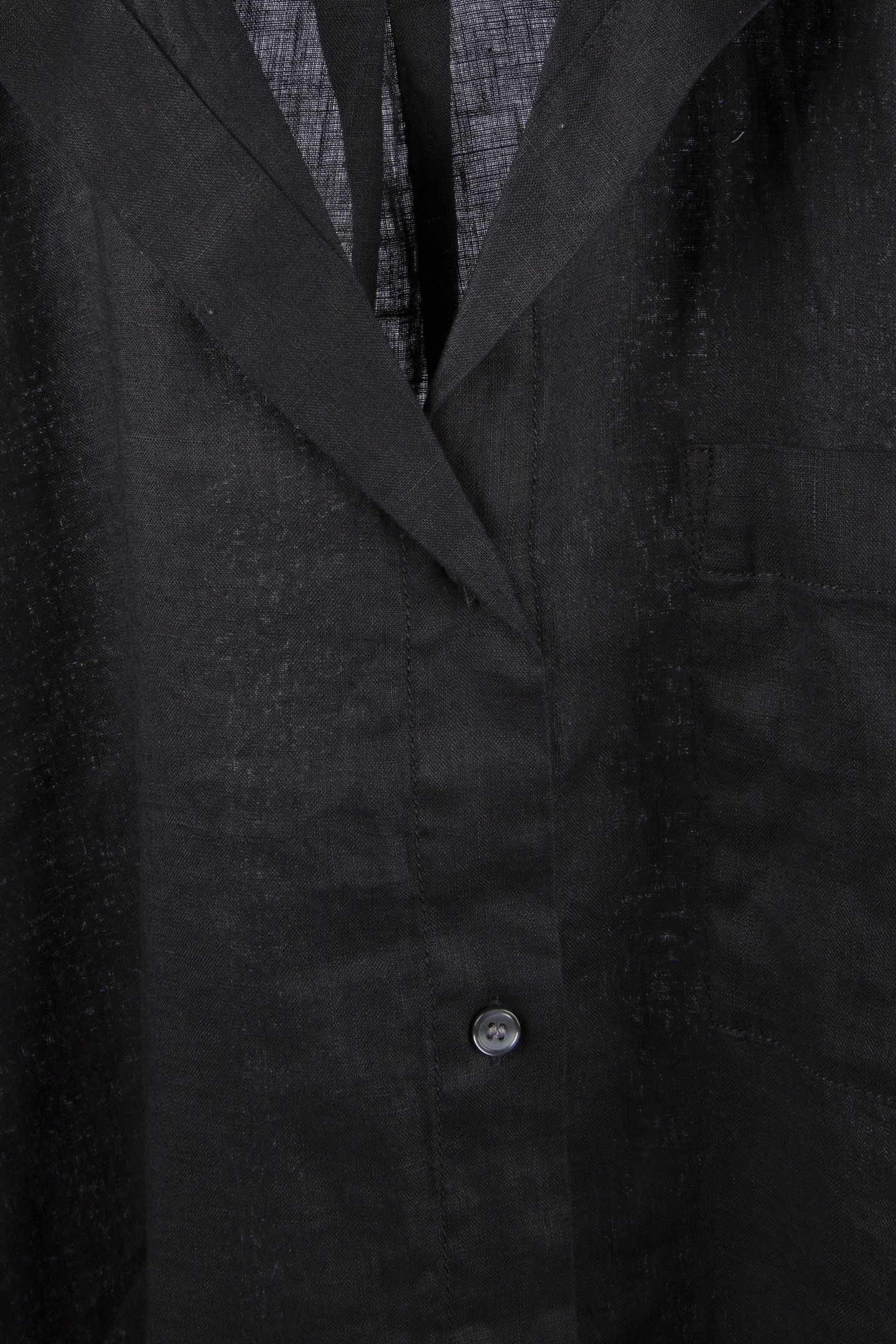 LEONEN RESORT LINEN SHIRT BLACK 4