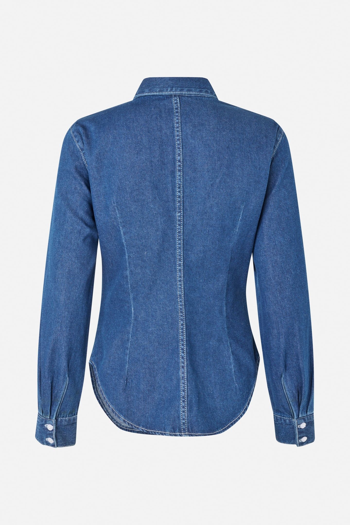 MARIA SHIRT LIGHT WORN DENIM 4