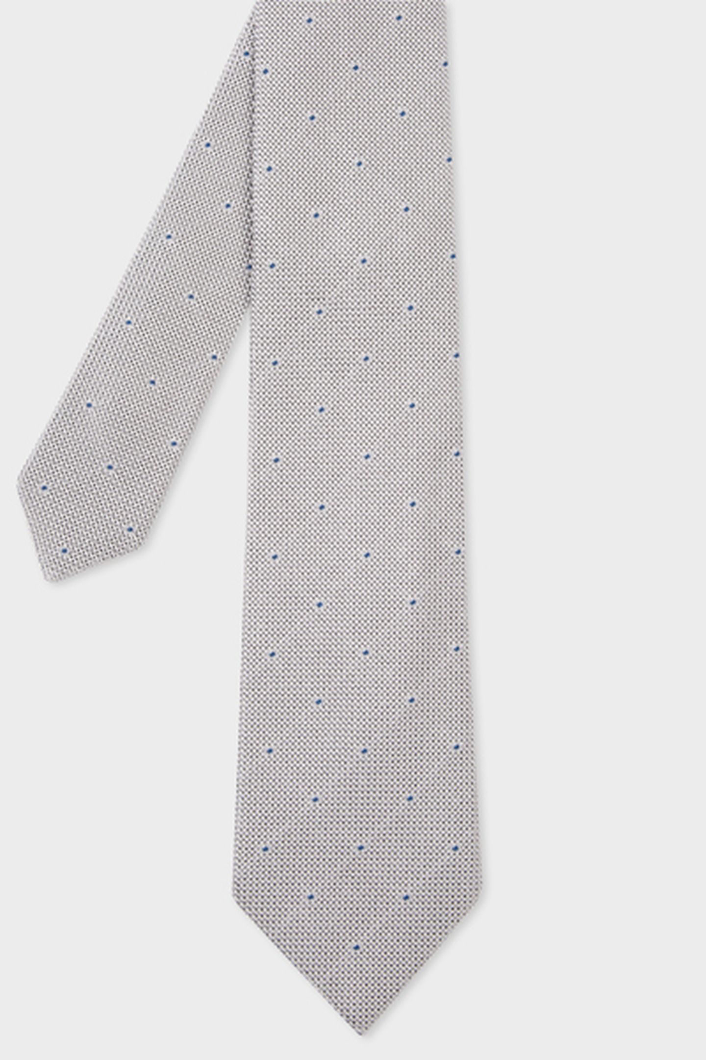 MEN TIE SMALL DOTS GREY 3