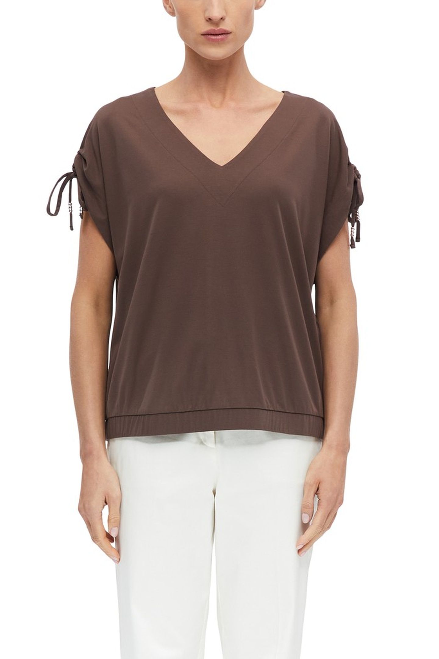 S.OLIVER T-SHIRTS BROWN 1