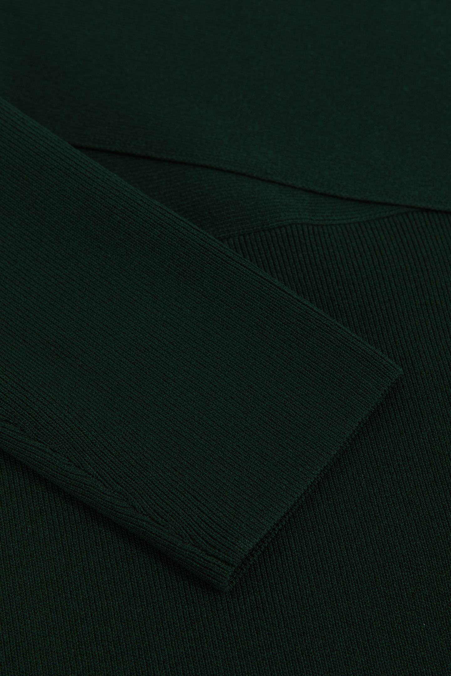 KNITTED WRAP DRESS GREEN 5