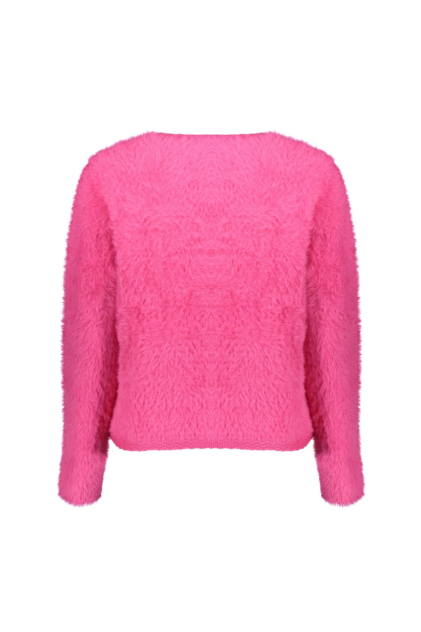 CARDIGAN HAIRY PINK 2