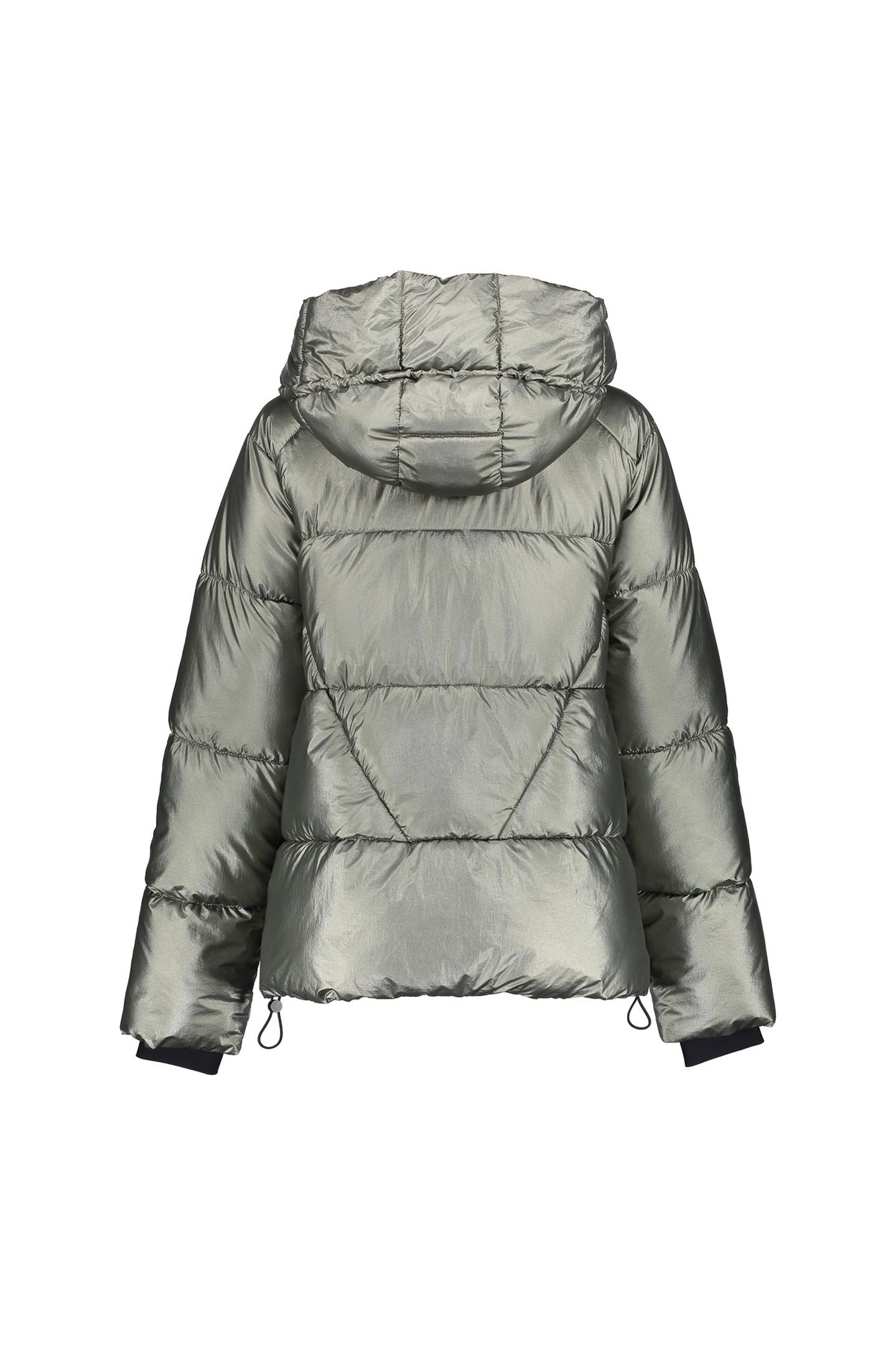 JACKET METALLIC SHORT SOFT GREEN METALLIC 2