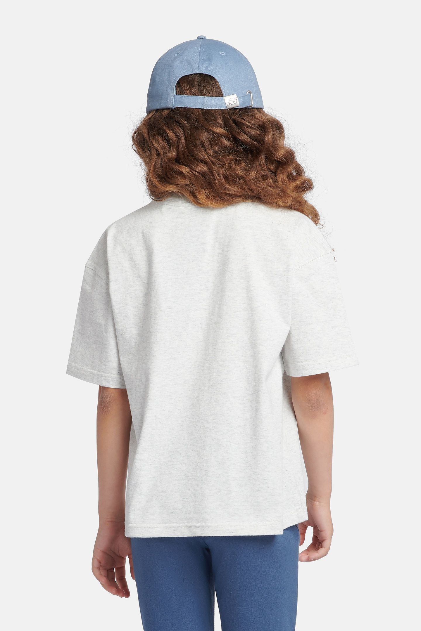 GRADE GIRLS SMALL LOGO JERSEY T-SHIRT ASH 2
