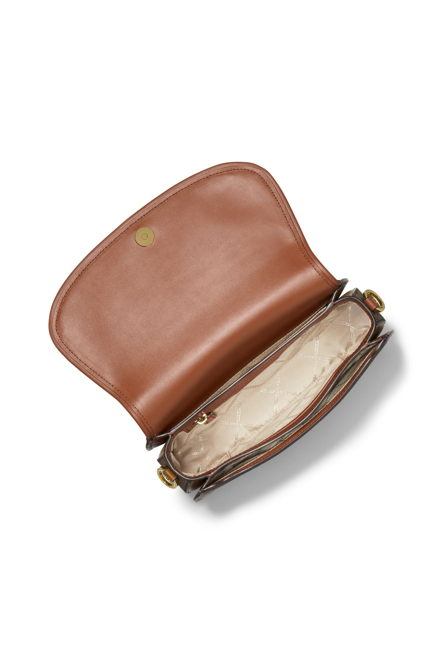 MEDIUM EMBELLISHED SLING MESSENGER BROWN 4