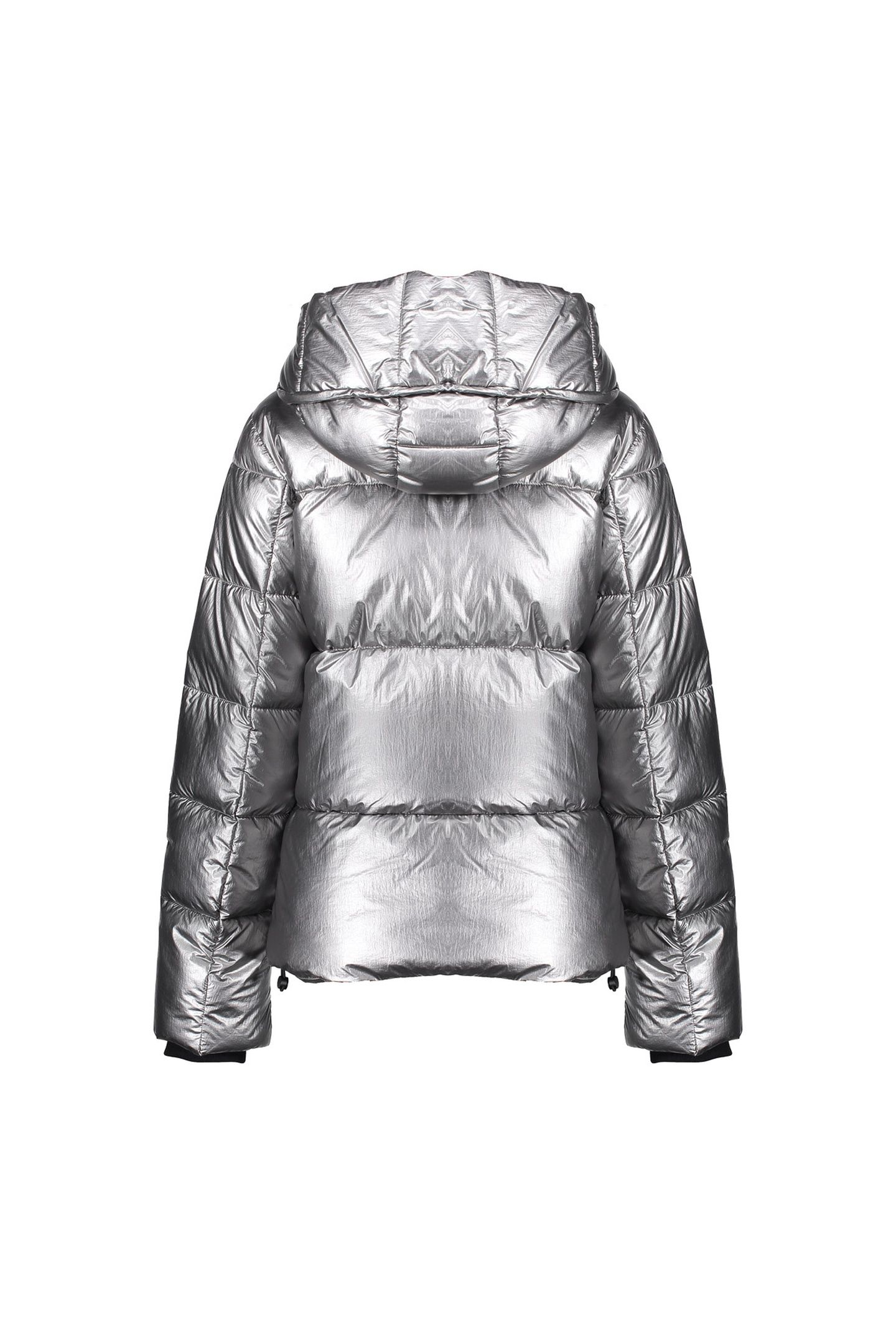 JACKET METALLIC SHORT GUN METAL 2