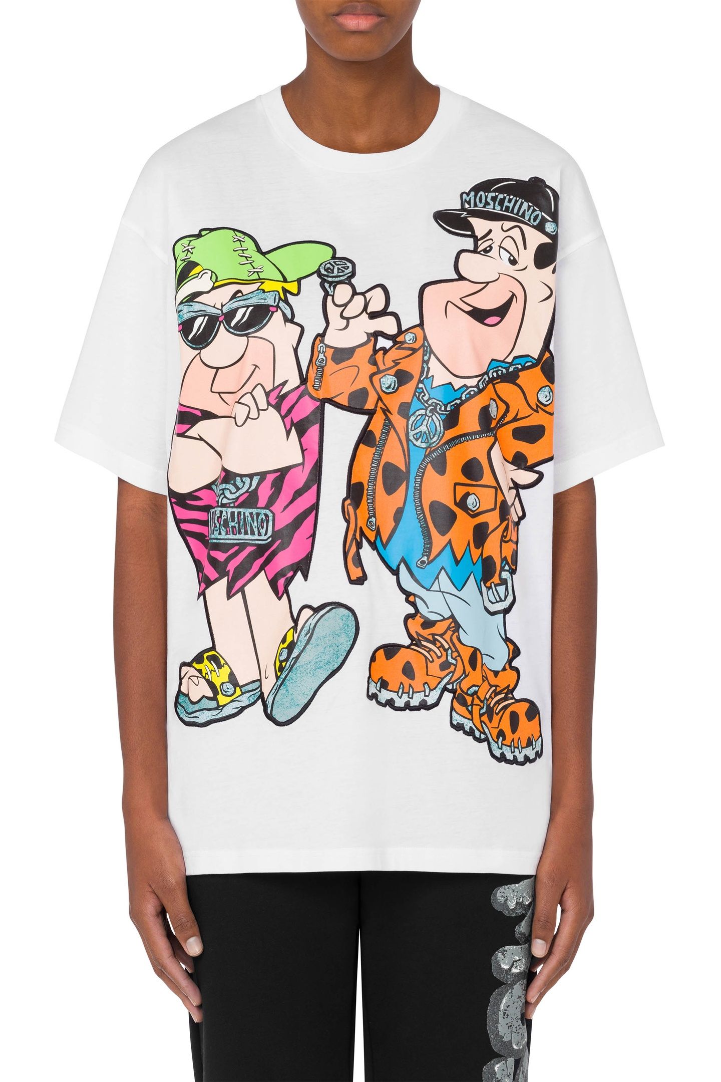 MOSCHINO X THE FLINTSTONES™ T-SHIRT WHITE 1