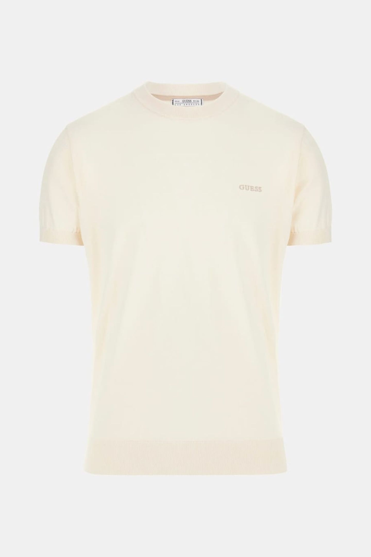 CORNELL WASHED SS T- PEARL WHITE 2
