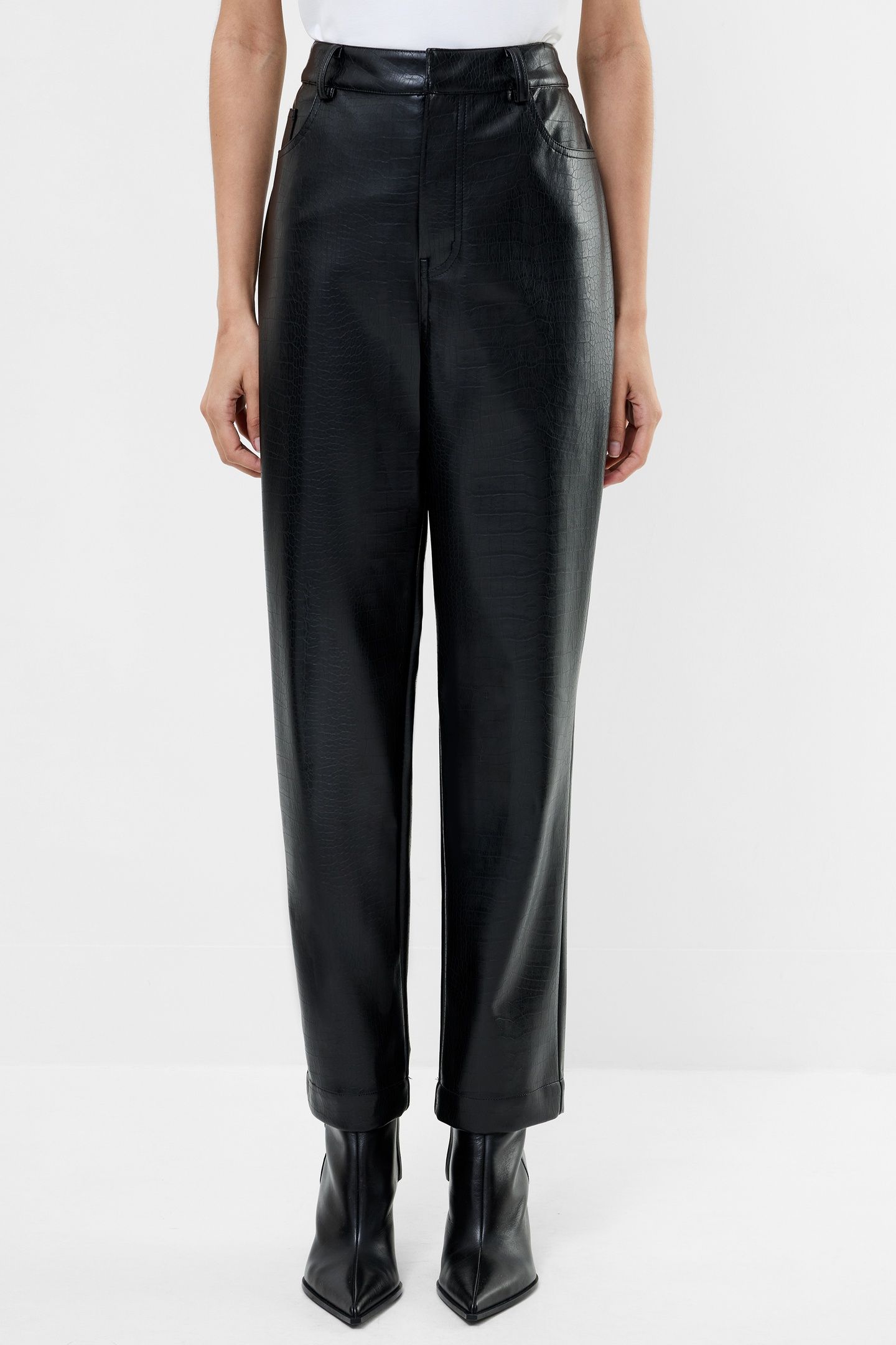 BRODY CROC PU TROUSER BLACK 3